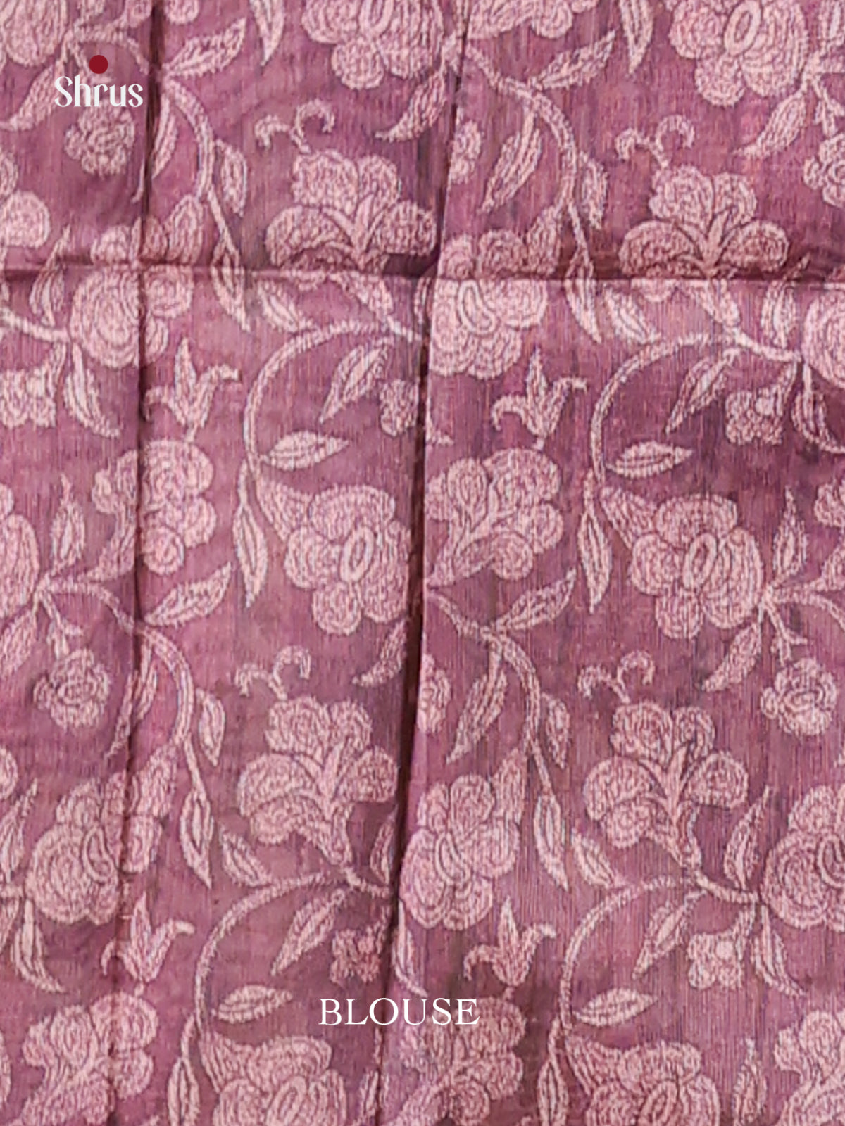 Cream & Purple - Champa semitussar Saree - Shop on Shrus.com