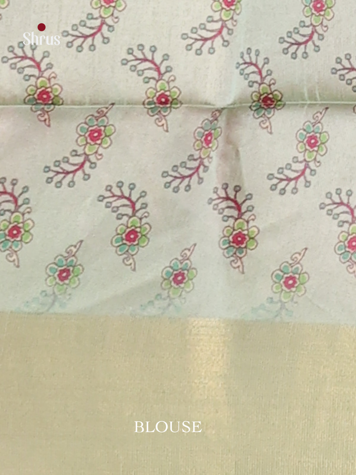Pink & Green- Champa semitussar Saree - Shop on Shrus.com