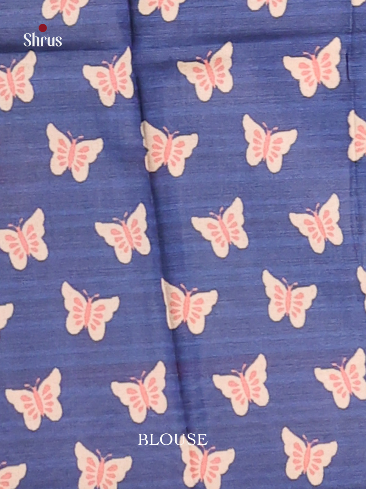 Blue - Champa semitussar Saree - Shop on Shrus.com