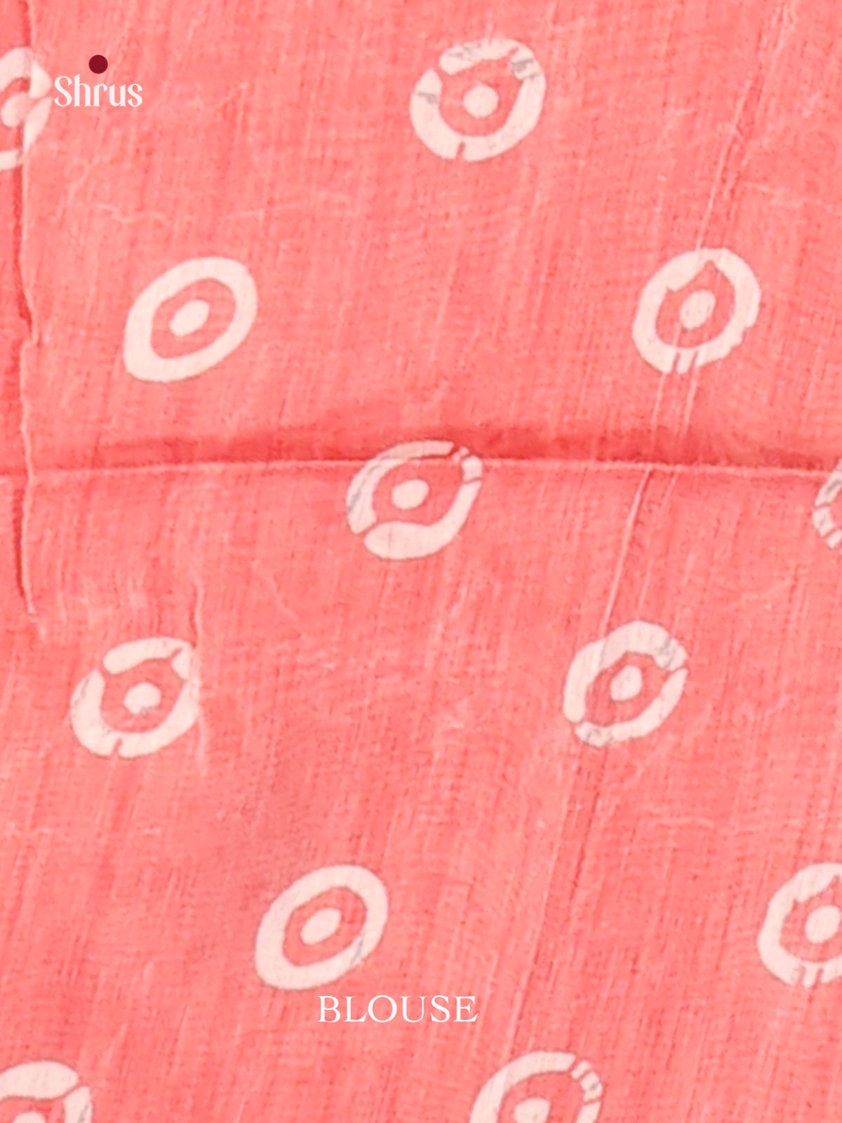 Peachish Pink - Champa semitussar Saree - Shop on Shrus.com