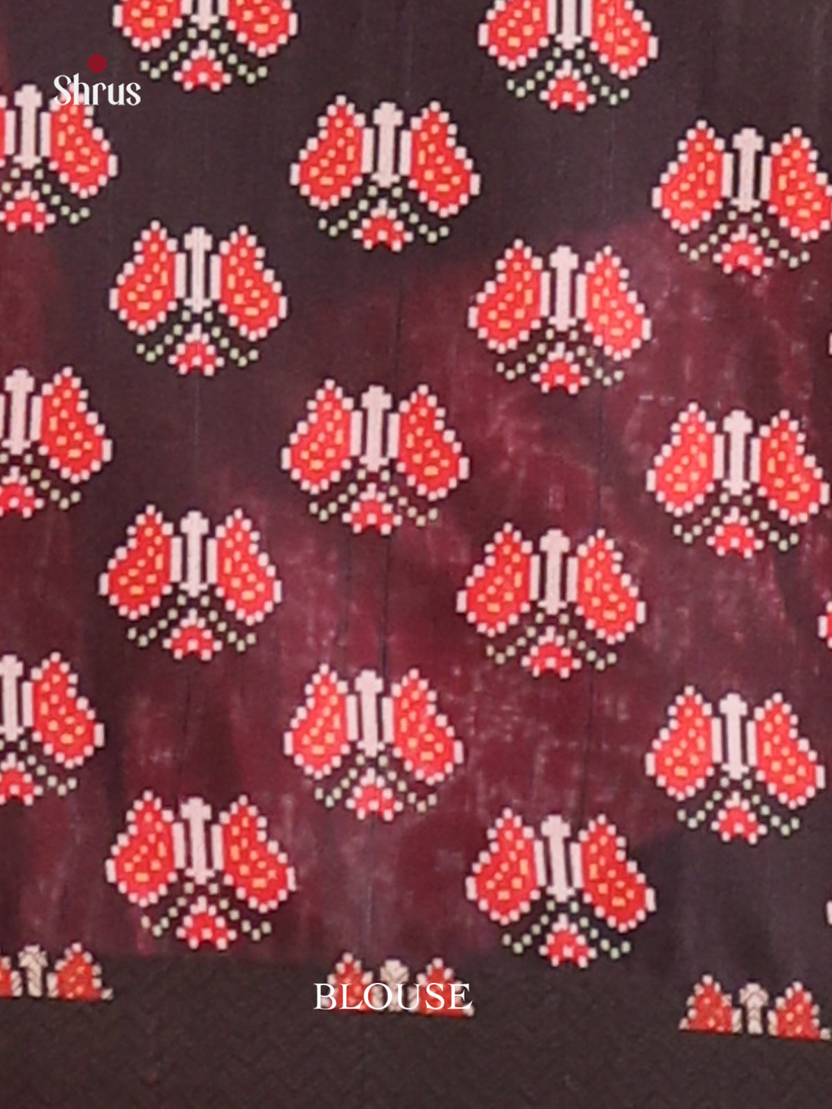 Brown - Champa semitussar Saree - Shop on Shrus.com