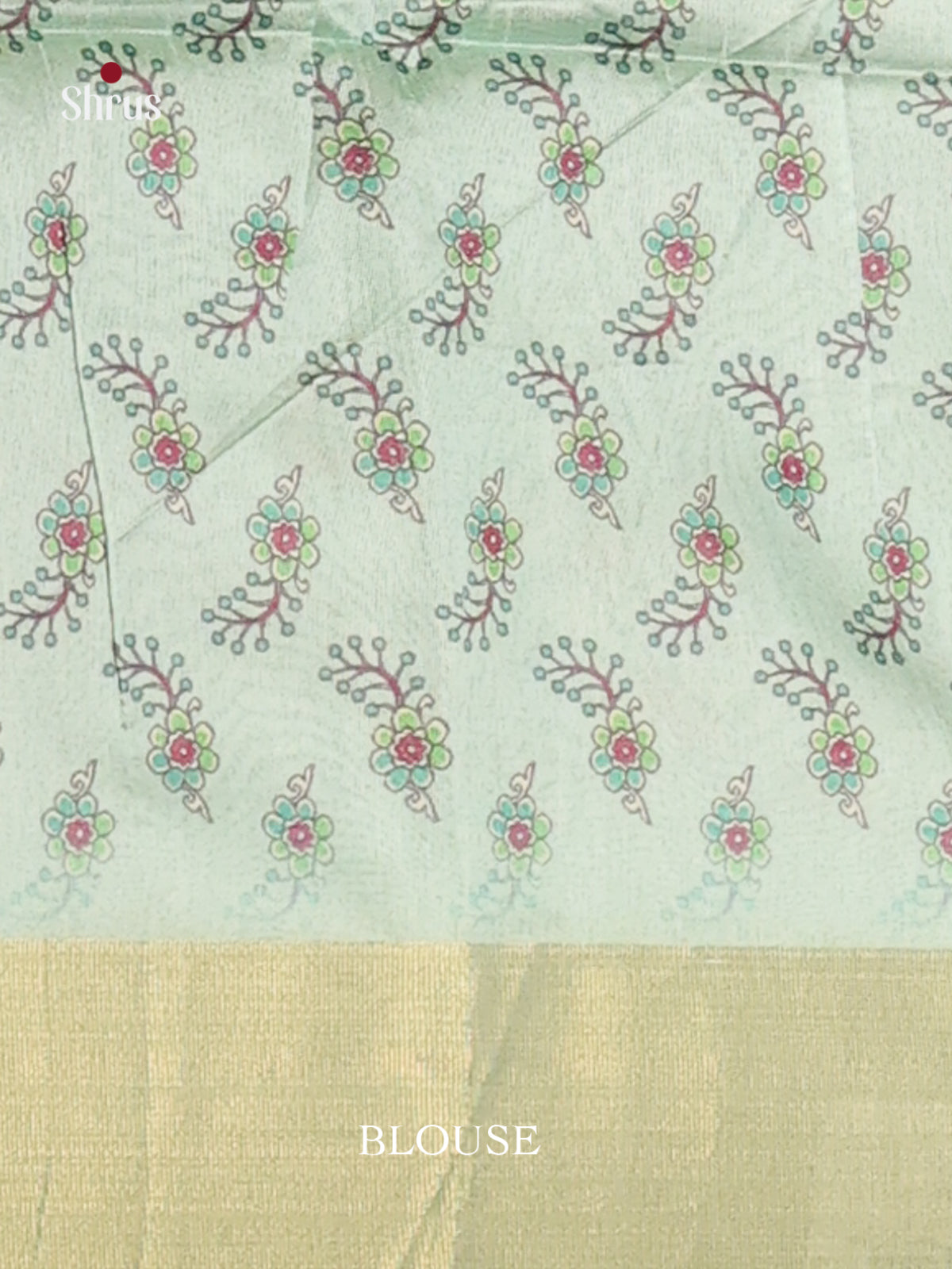 Pink & Green - Champa semitussar Saree - Shop on Shrus.com