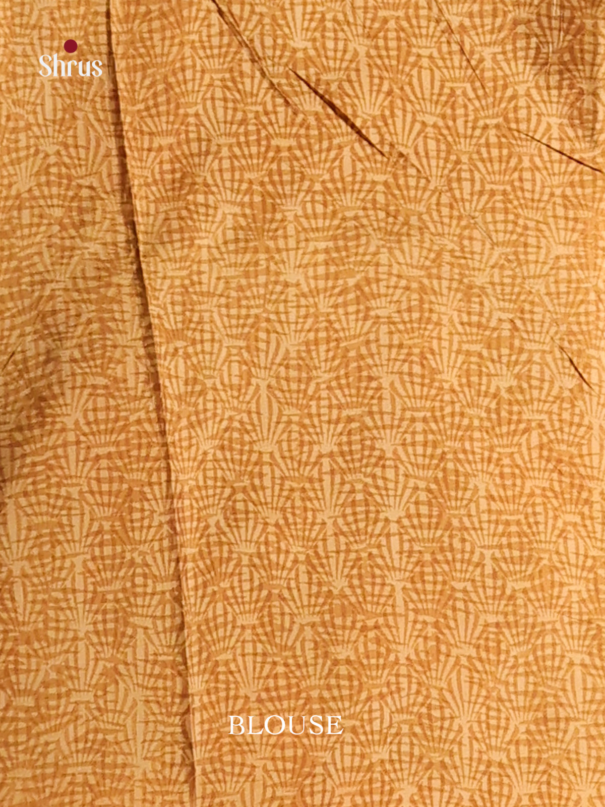 Green & Mustard - Semi Tussar Saree - Shop on Shrus.com