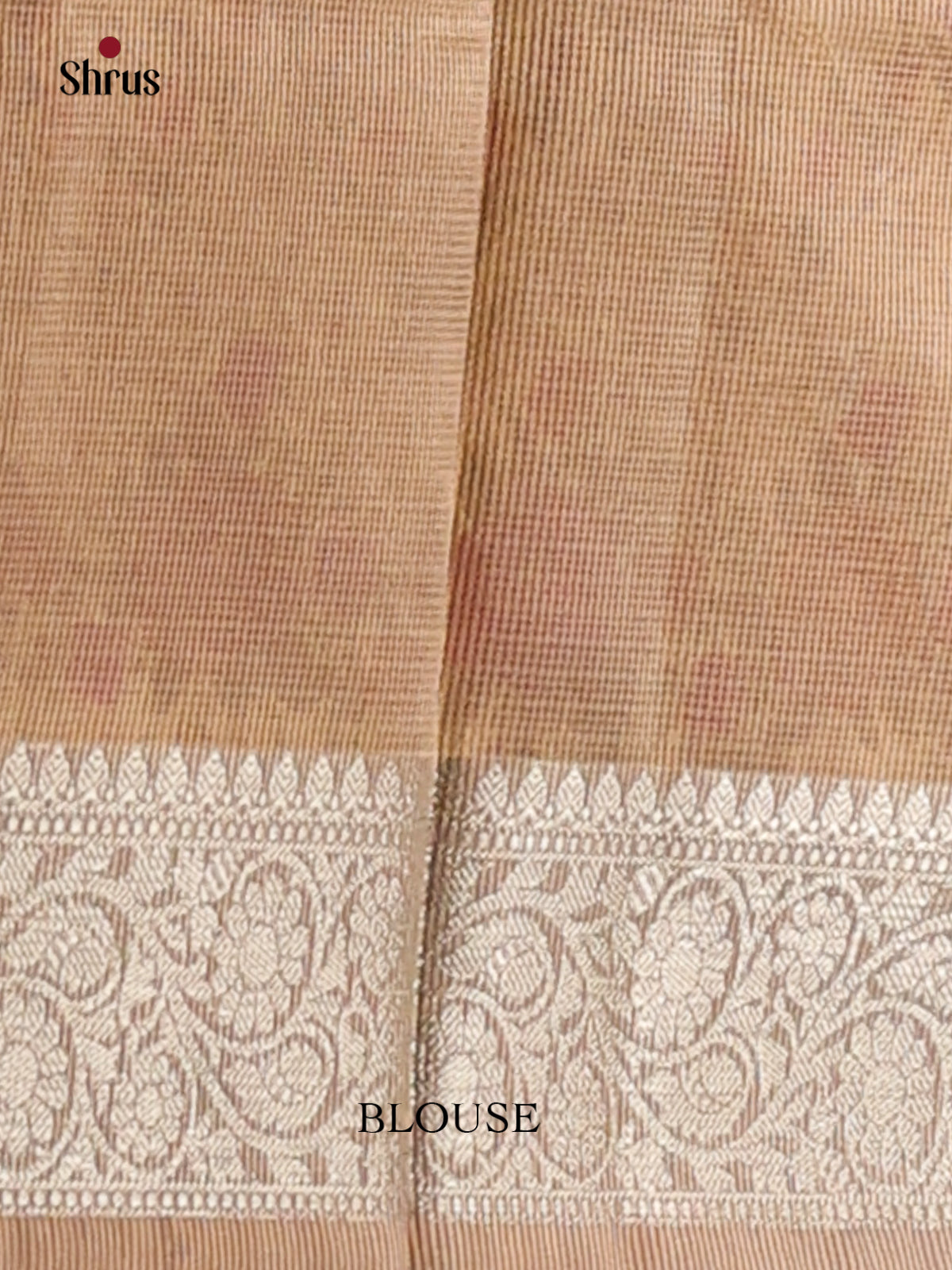 Ivory - Semi Tissue Saree - Shop on Shrus.com