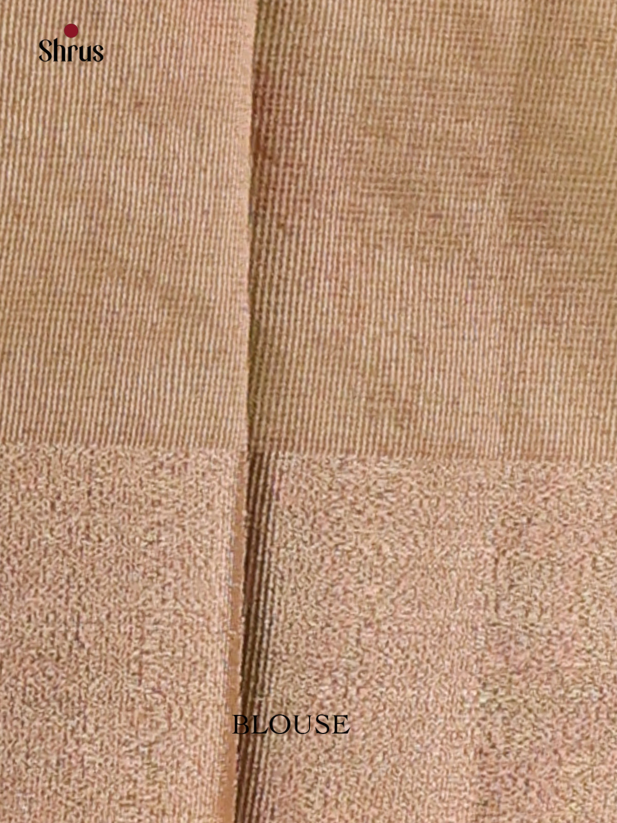 Green & Brown- Semi Tissue Saree - Shop on Shrus.com