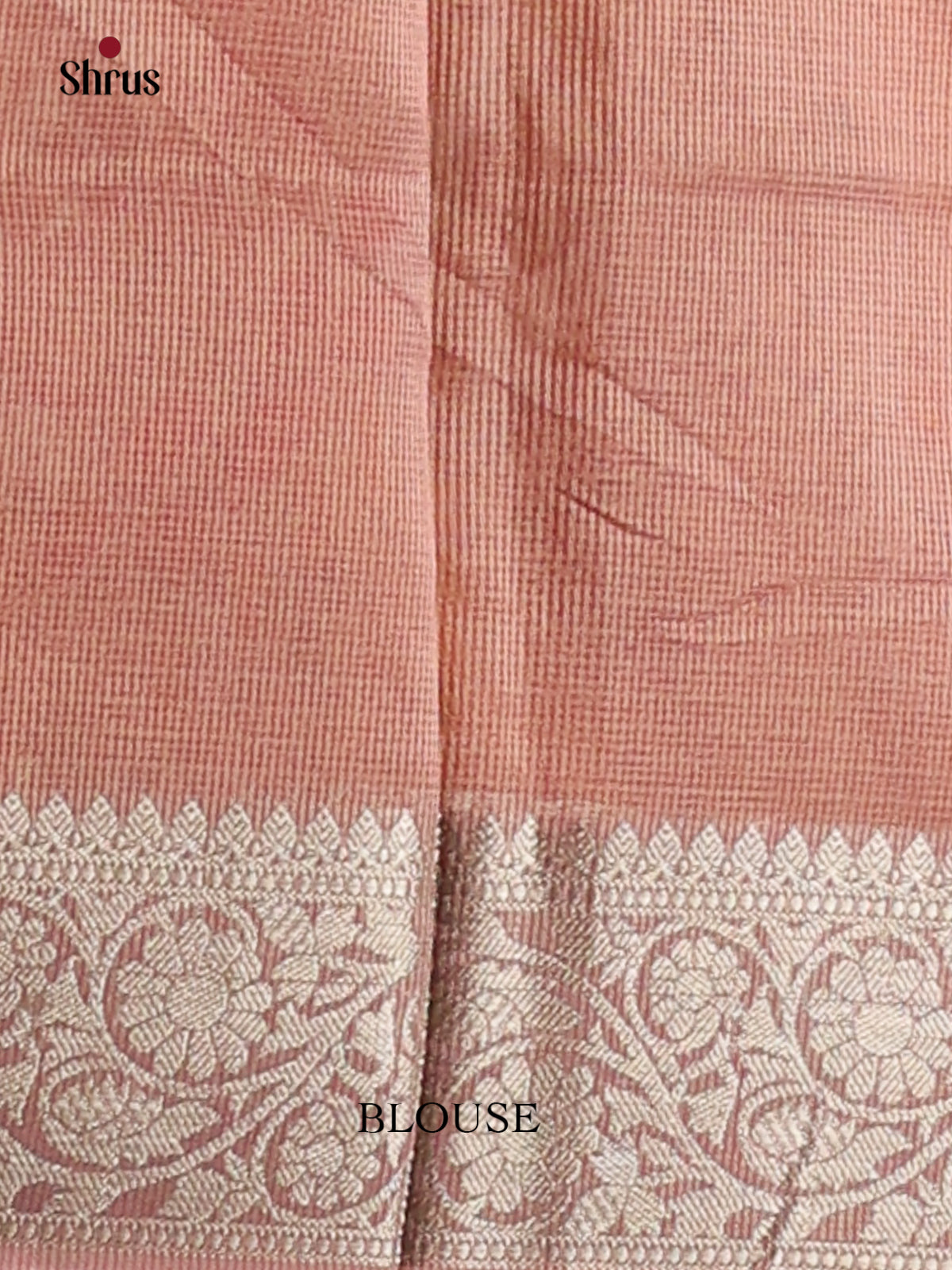 Pink - Semi Tissue Saree - Shop on Shrus.com