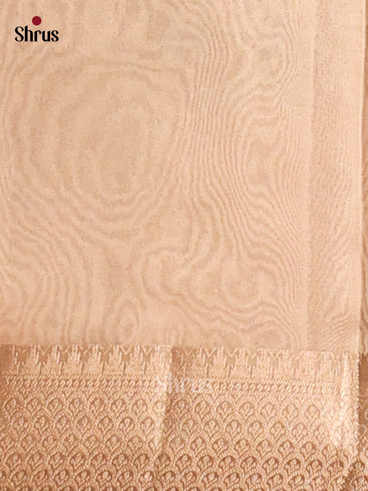 Dusty Pink - Semi Tissue saree - Shop on Shrus.com