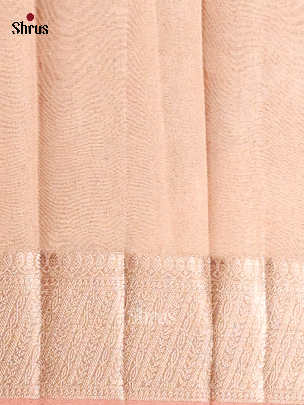 Dusty Pink - Semi Tissue saree - Shop on Shrus.com