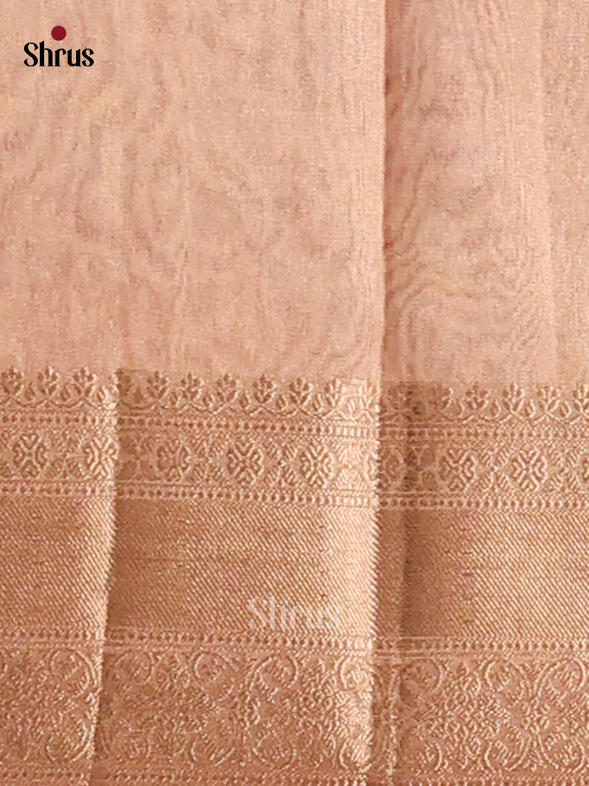 Dusty Pink- Semi Tissue saree - Shop on Shrus.com