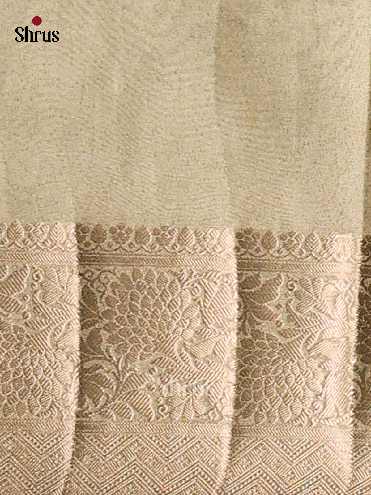 Mint Green- Semi Tissue saree - Shop on Shrus.com