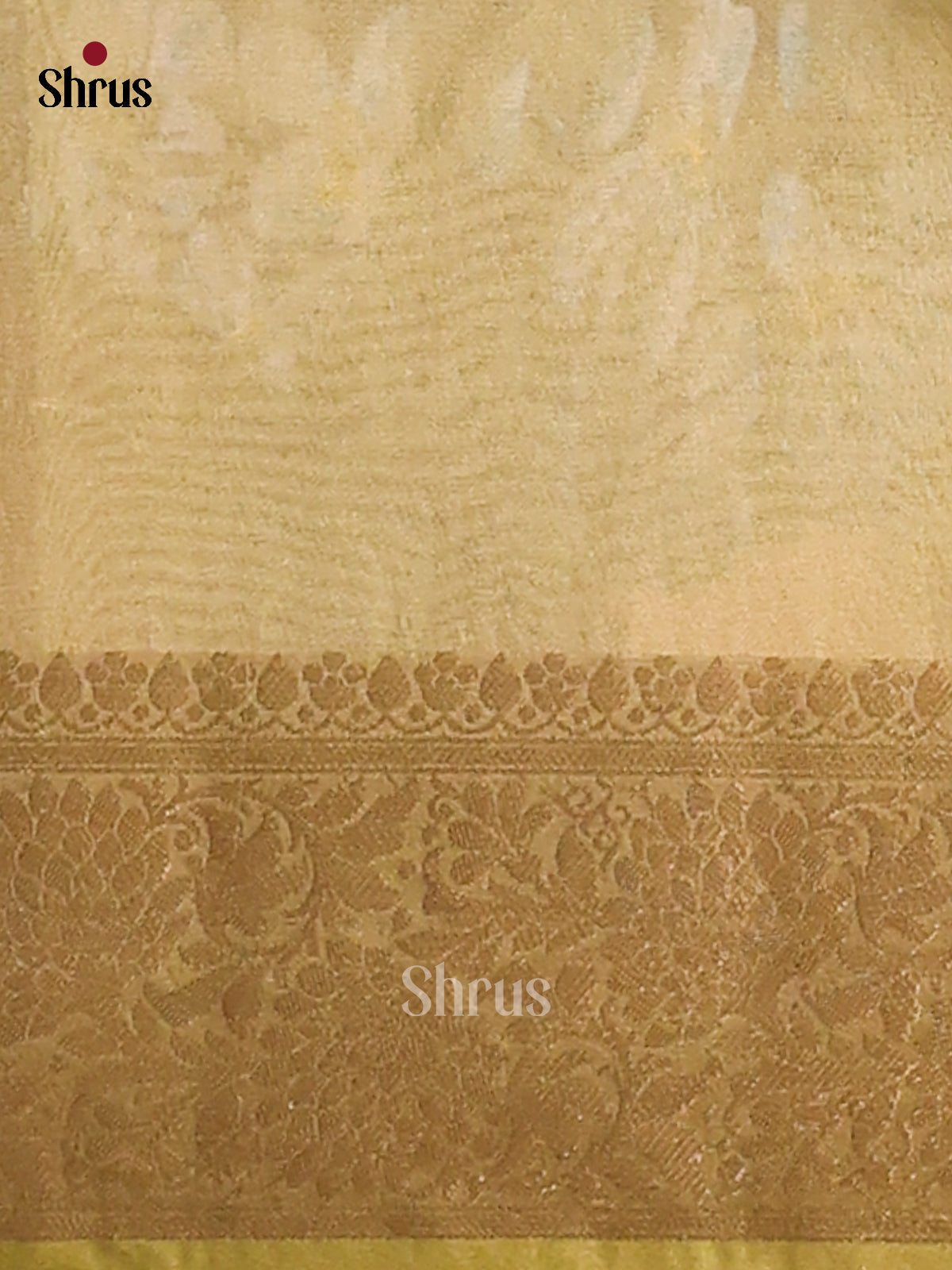 Lite green - Semi Tissue saree - Shop on Shrus.com