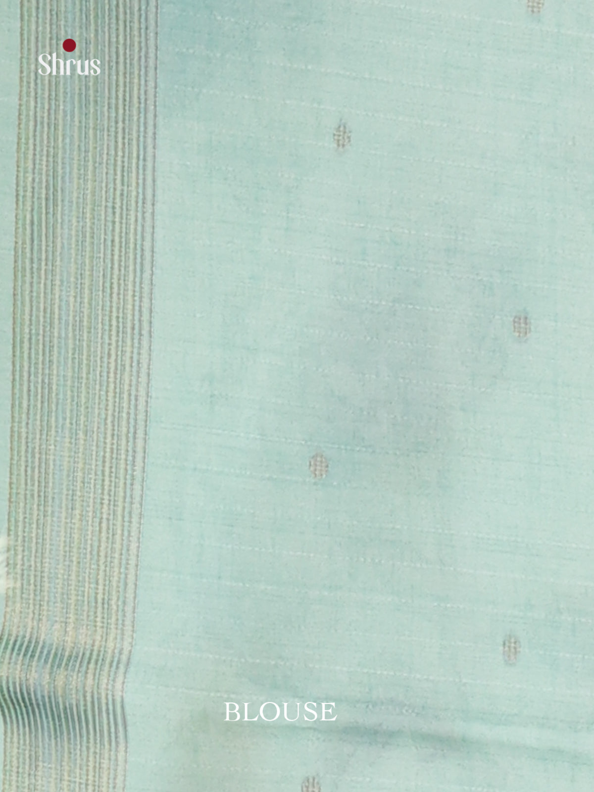 Pastel Blue - Semi Tussar Saree - Shop on Shrus.com