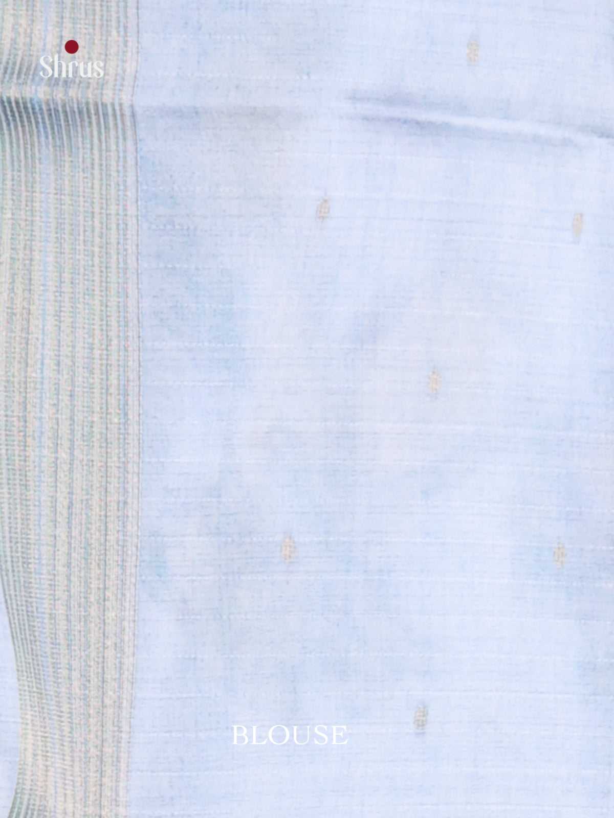 Blue - Semi Tussar Saree - Shop on Shrus.com