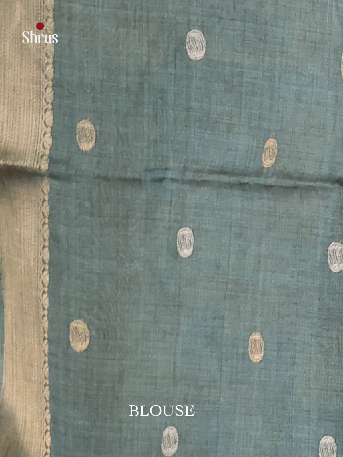 Grey & Green - Semi Tussar Saree - Shop on Shrus.com