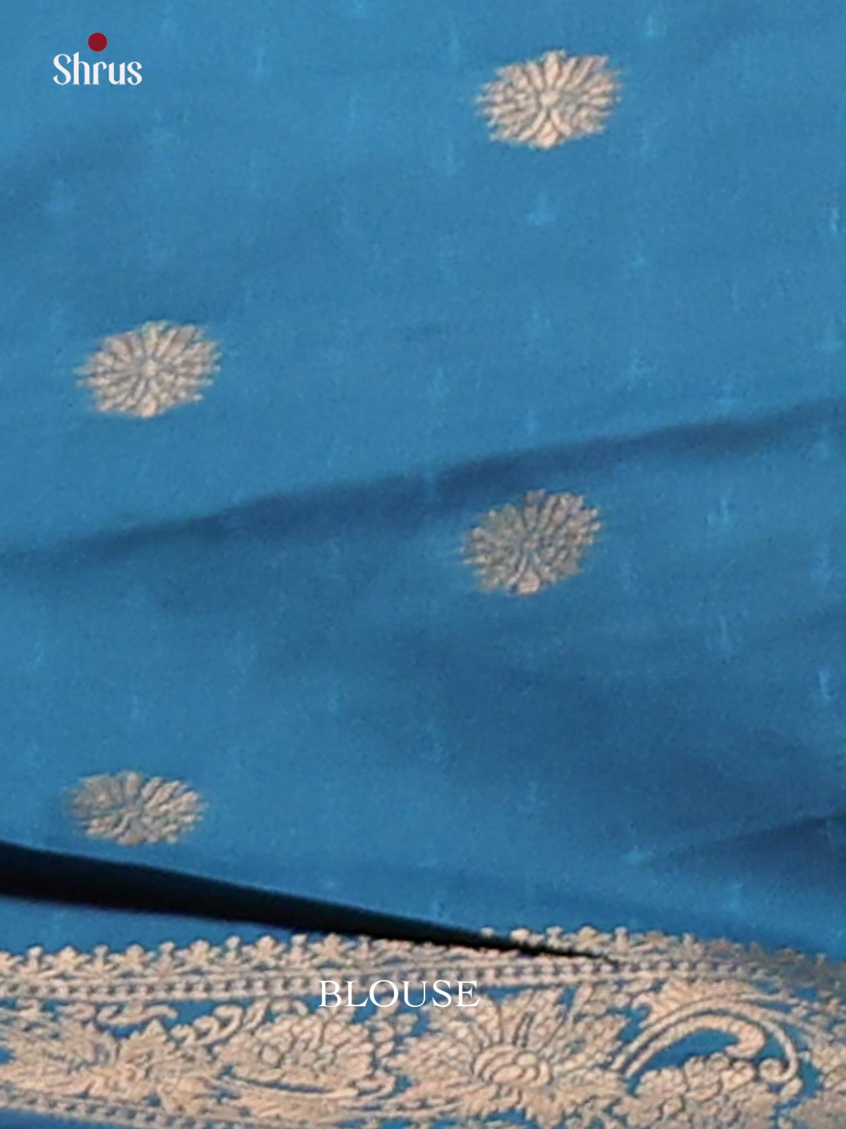 Pink & Blue- Semi Softsilk Saree - Shop on Shrus.com