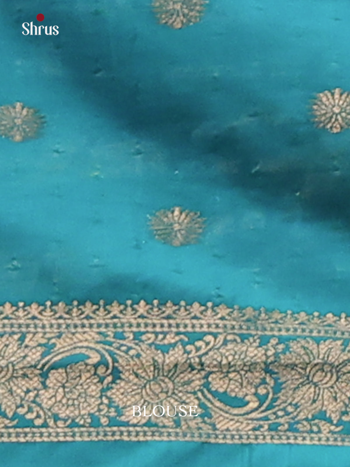 Pink & Teal - Semi Softsilk Saree - Shop on Shrus.com