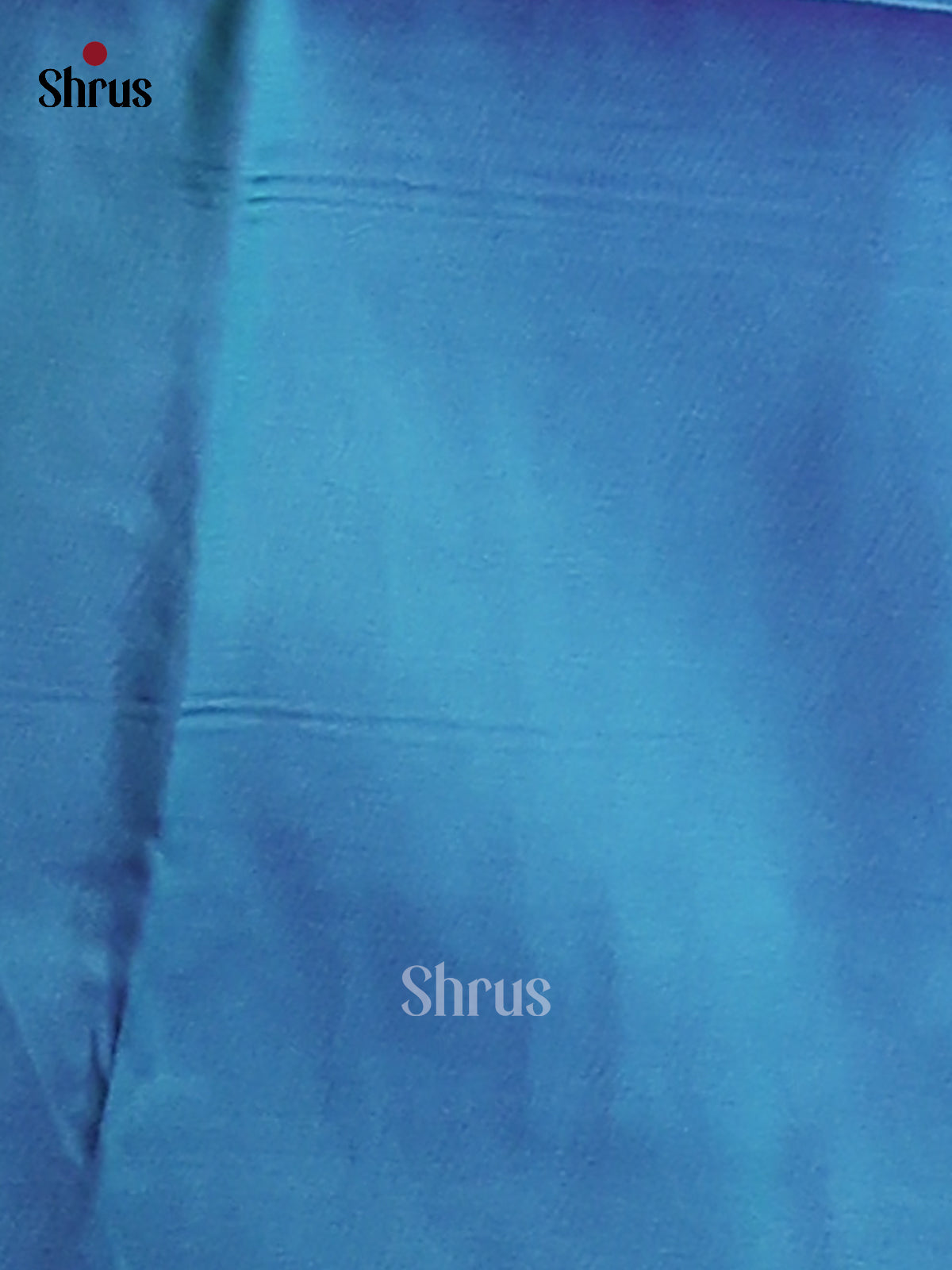 Blue - Semi Softsilk Saree - Shop on Shrus.com