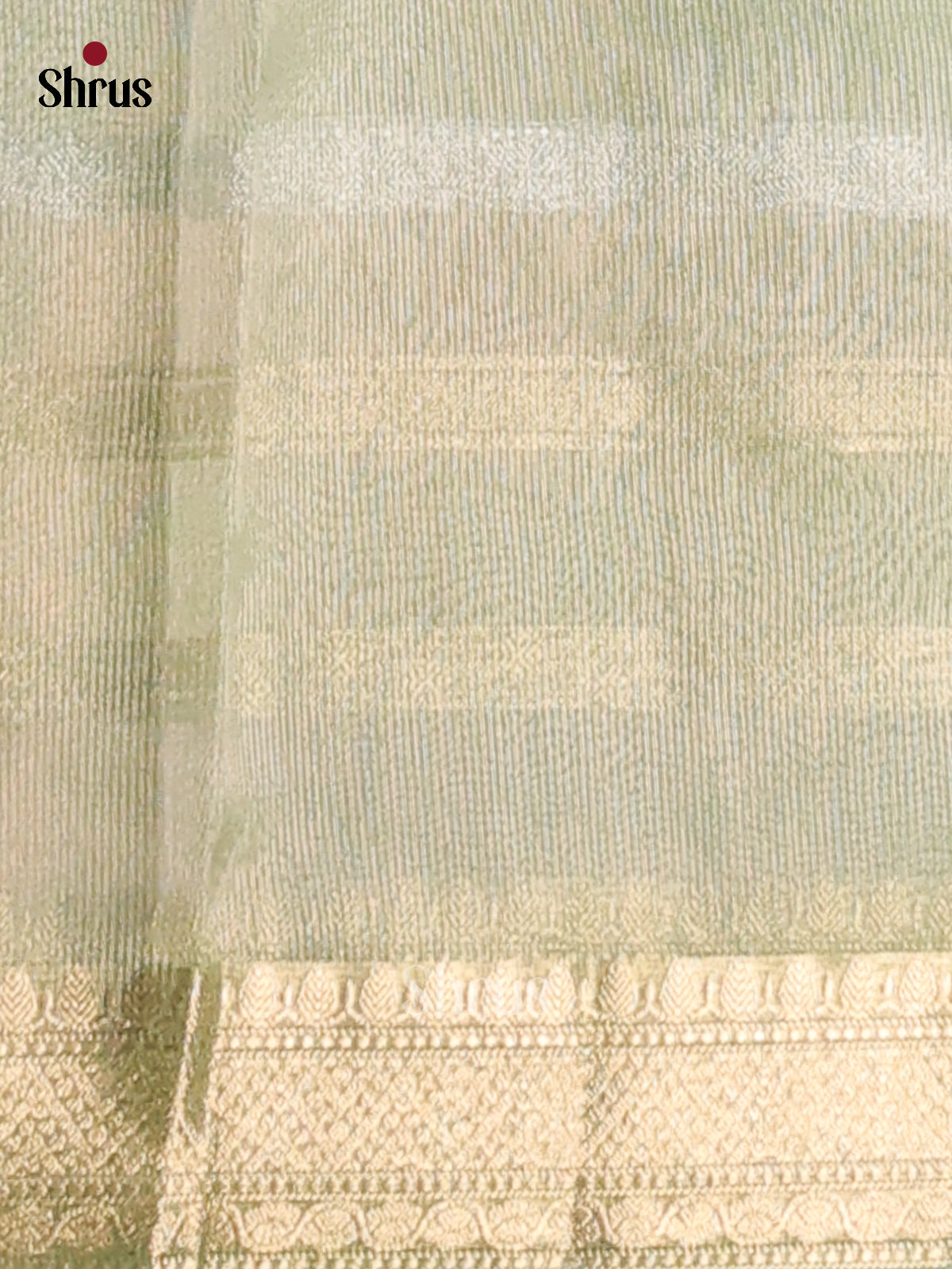 Green & Grey - North Silk Cotton Saree - Shop on Shrus.com