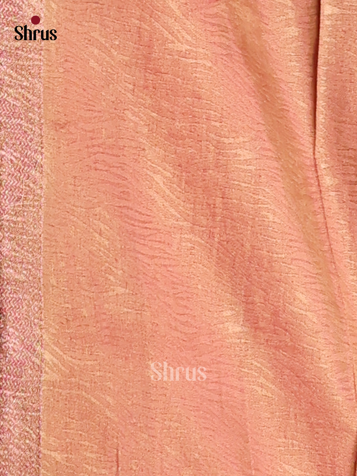 Double Shaded Brown - Tissue Saree - Shop on Shrus.com