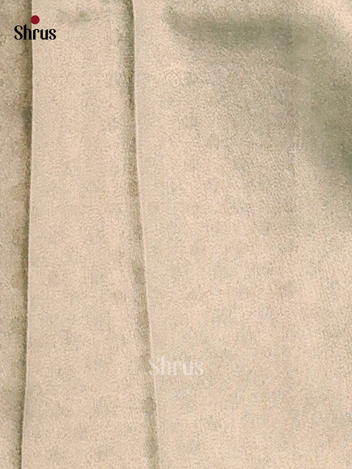 Cream & Green - Tissue Saree - Shop on Shrus.com