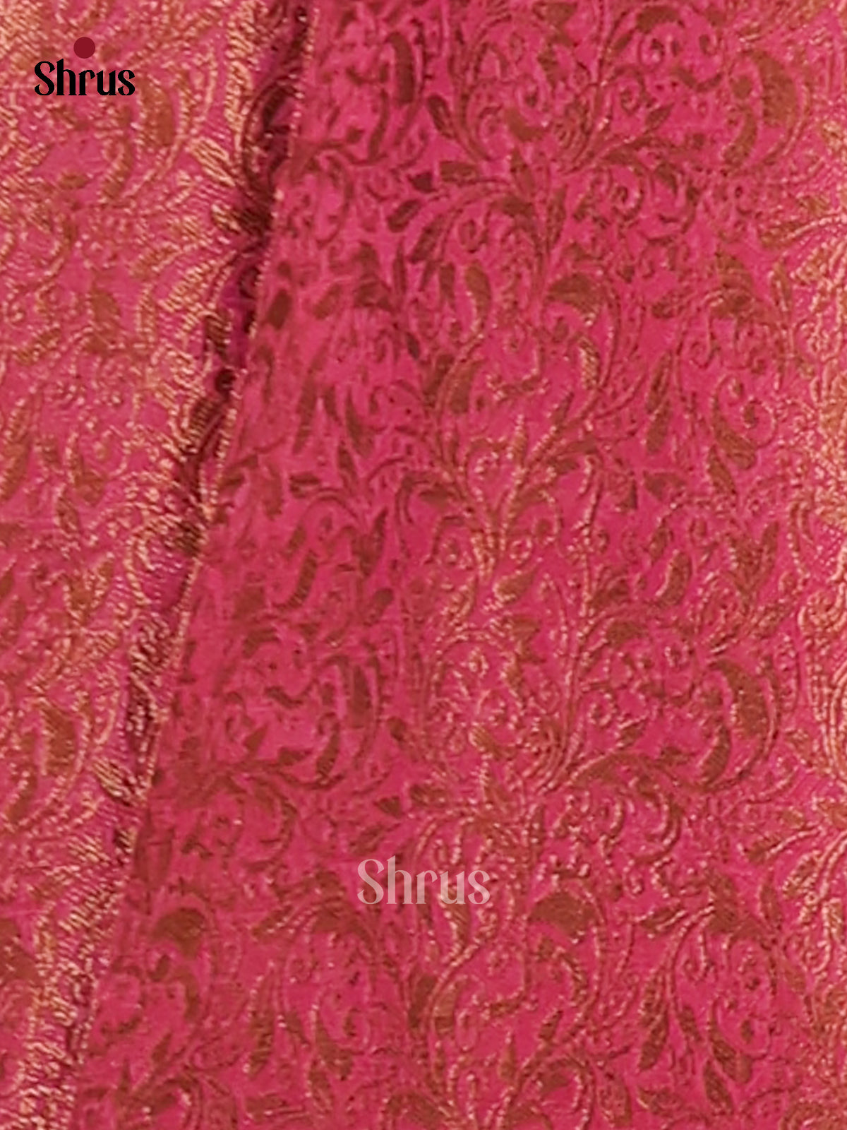 Grey & Pink -Semi Linen printed Saree - Shop on Shrus.com