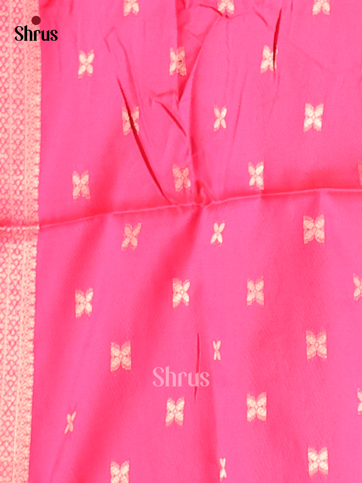 Pink - Semi Soft Silk Saree - Shop on Shrus.com
