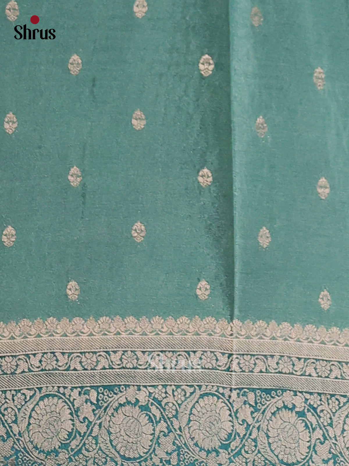 Blue & Purple - Semi Georgette saree - Shop on Shrus.com