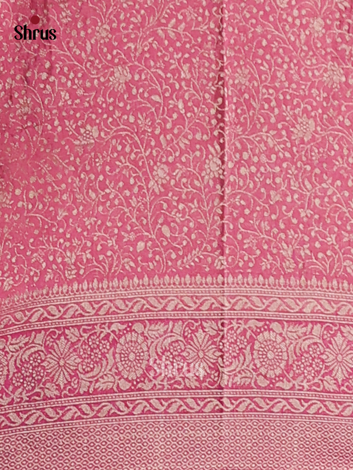 Pink - Semi Georgette saree - Shop on Shrus.com