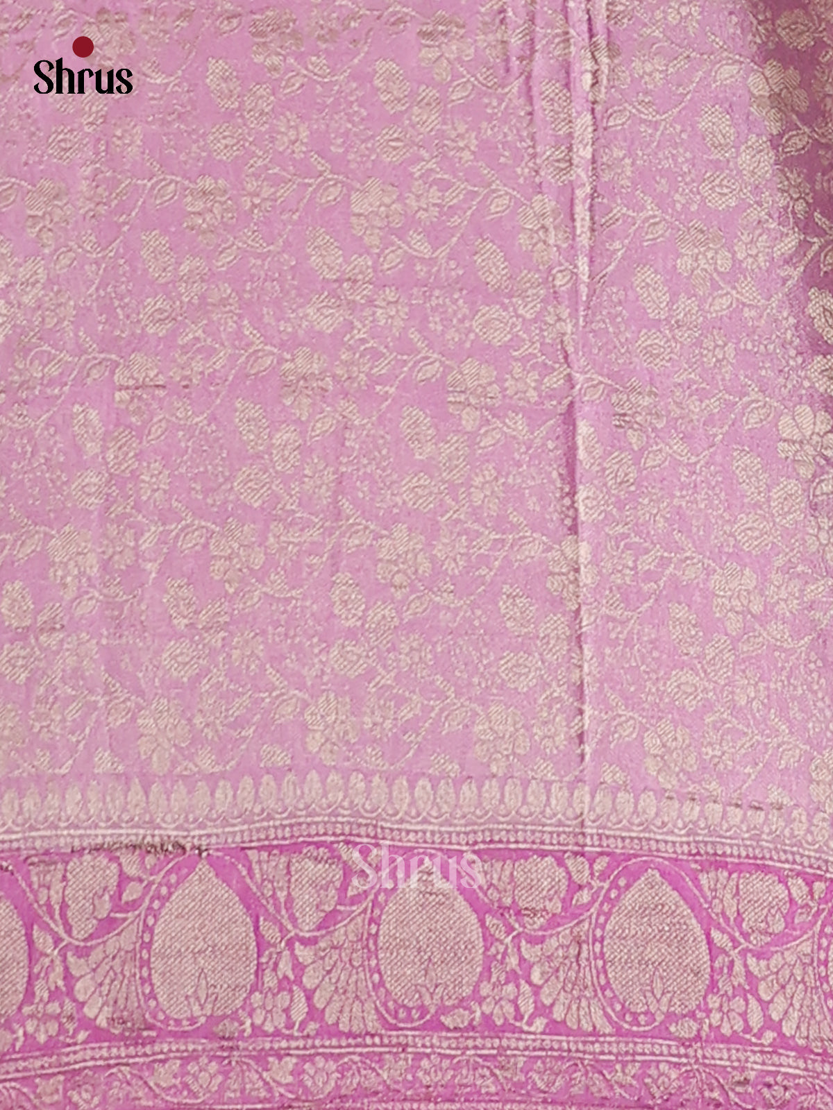 Lavender - Semi Georgette saree - Shop on Shrus.com