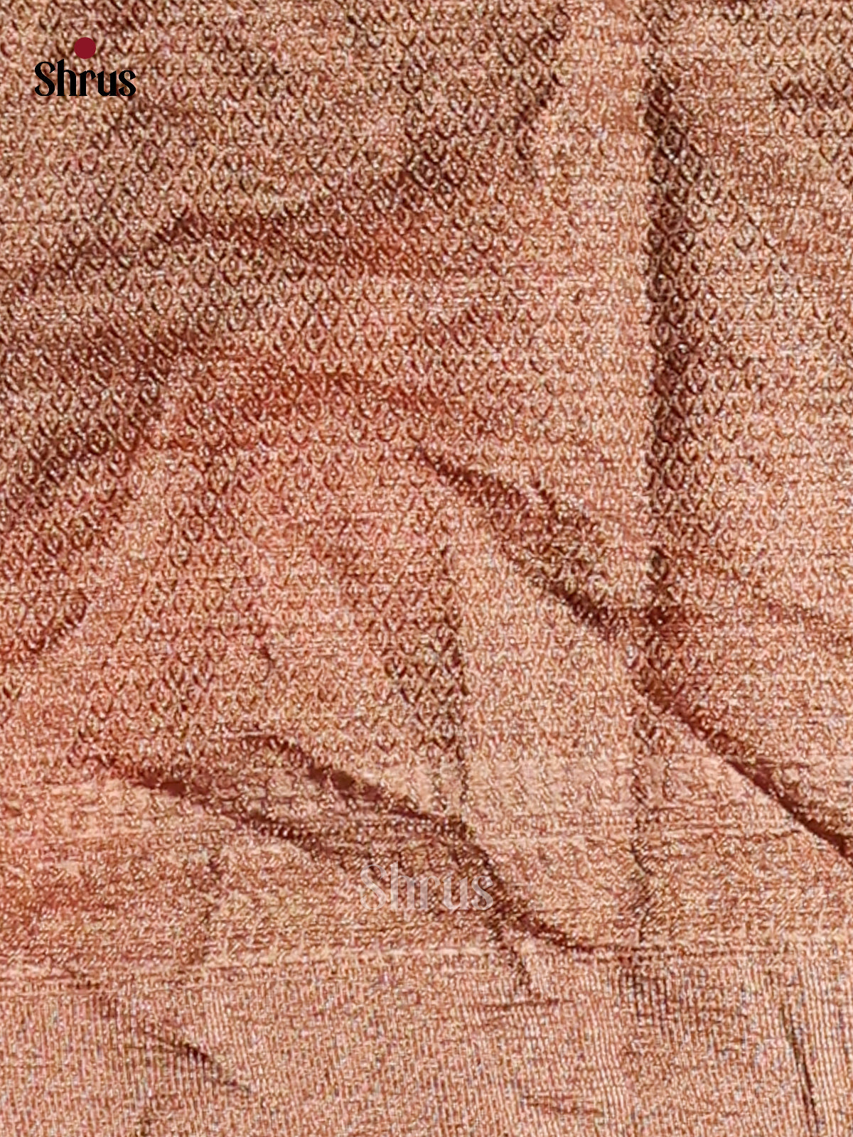 Brown - Bamboo silk Saree - Shop on Shrus.com