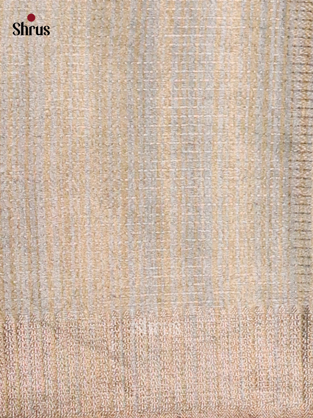 Grey Green - Bamboo silk Saree - Shop on Shrus.com