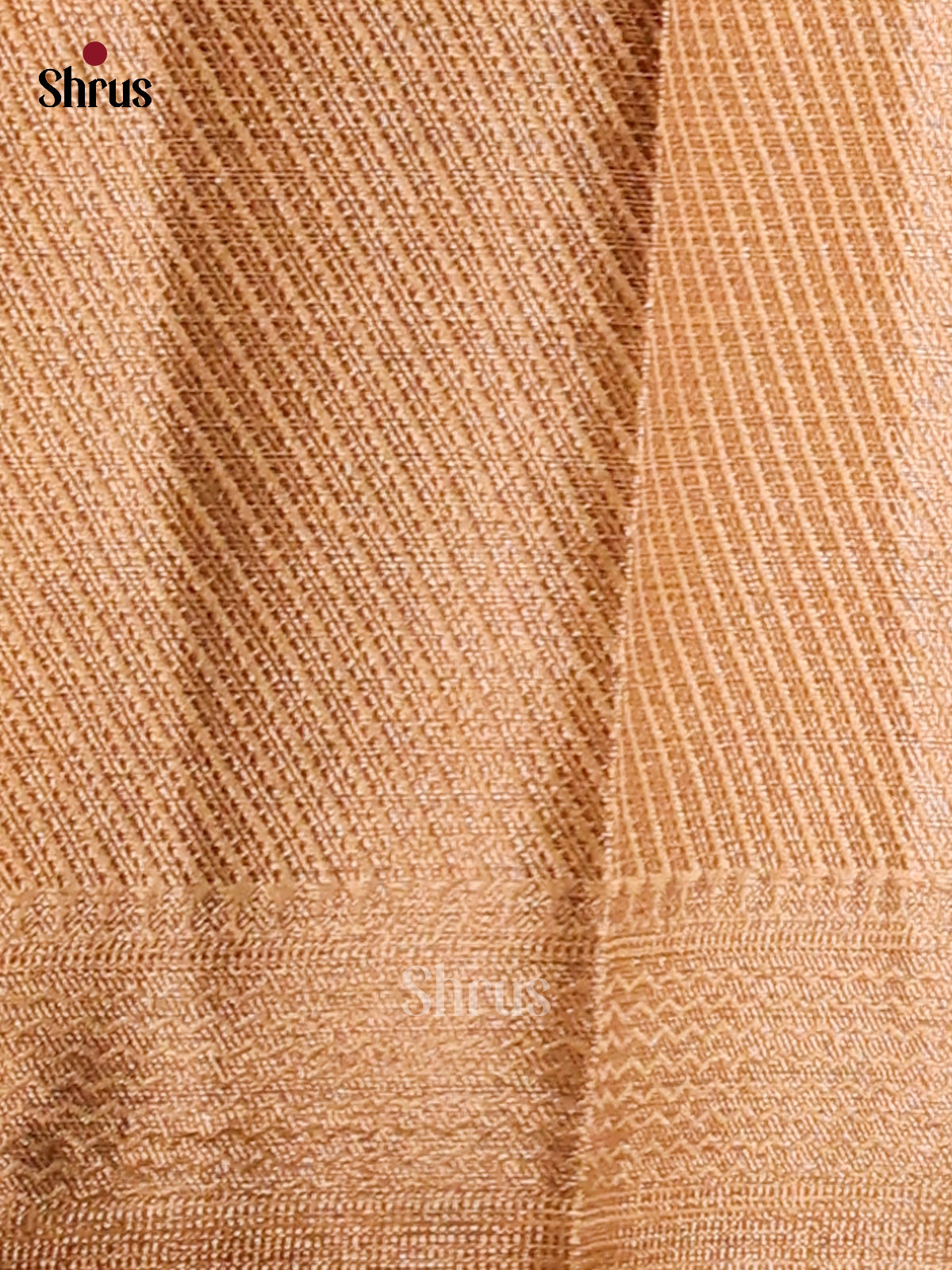 Mustard - Bamboo silk Saree - Shop on Shrus.com