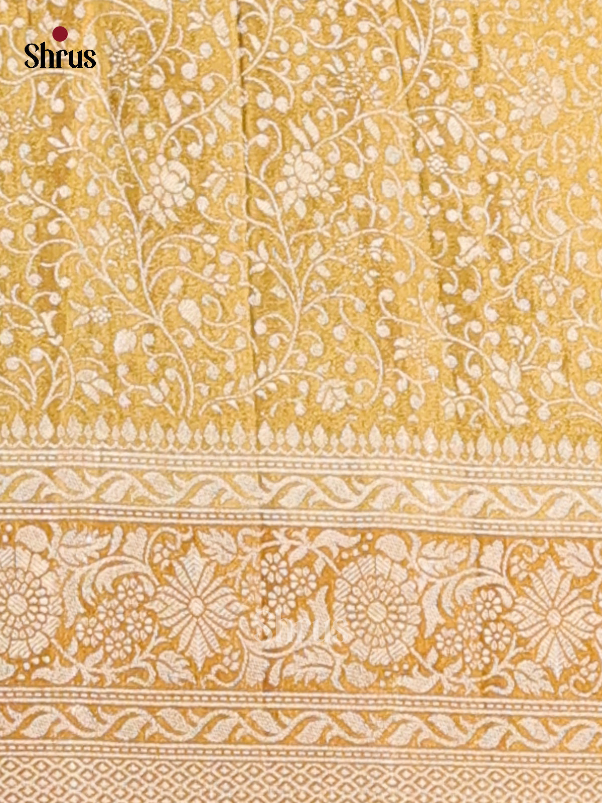 Beige- Semi Georgette Saree - Shop on Shrus.com