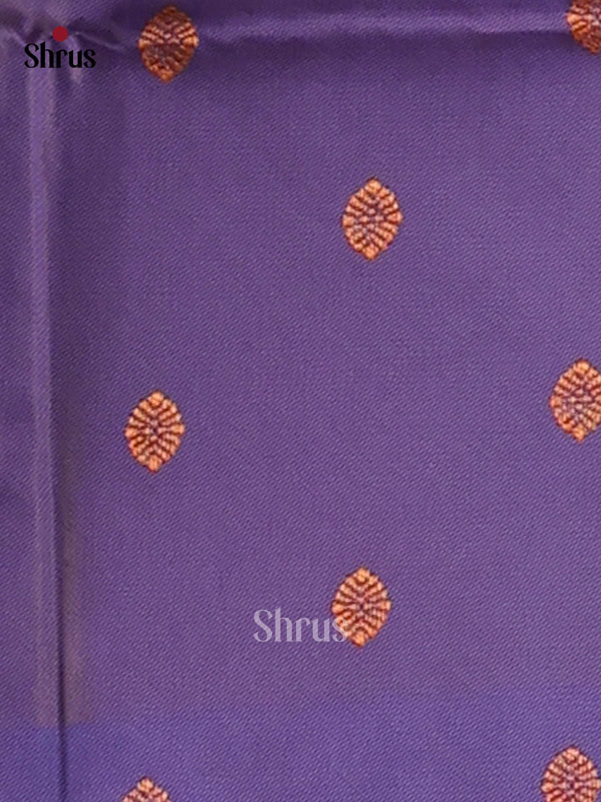 Orange & Purple- Semi Softsilk Saree - Shop on Shrus.com