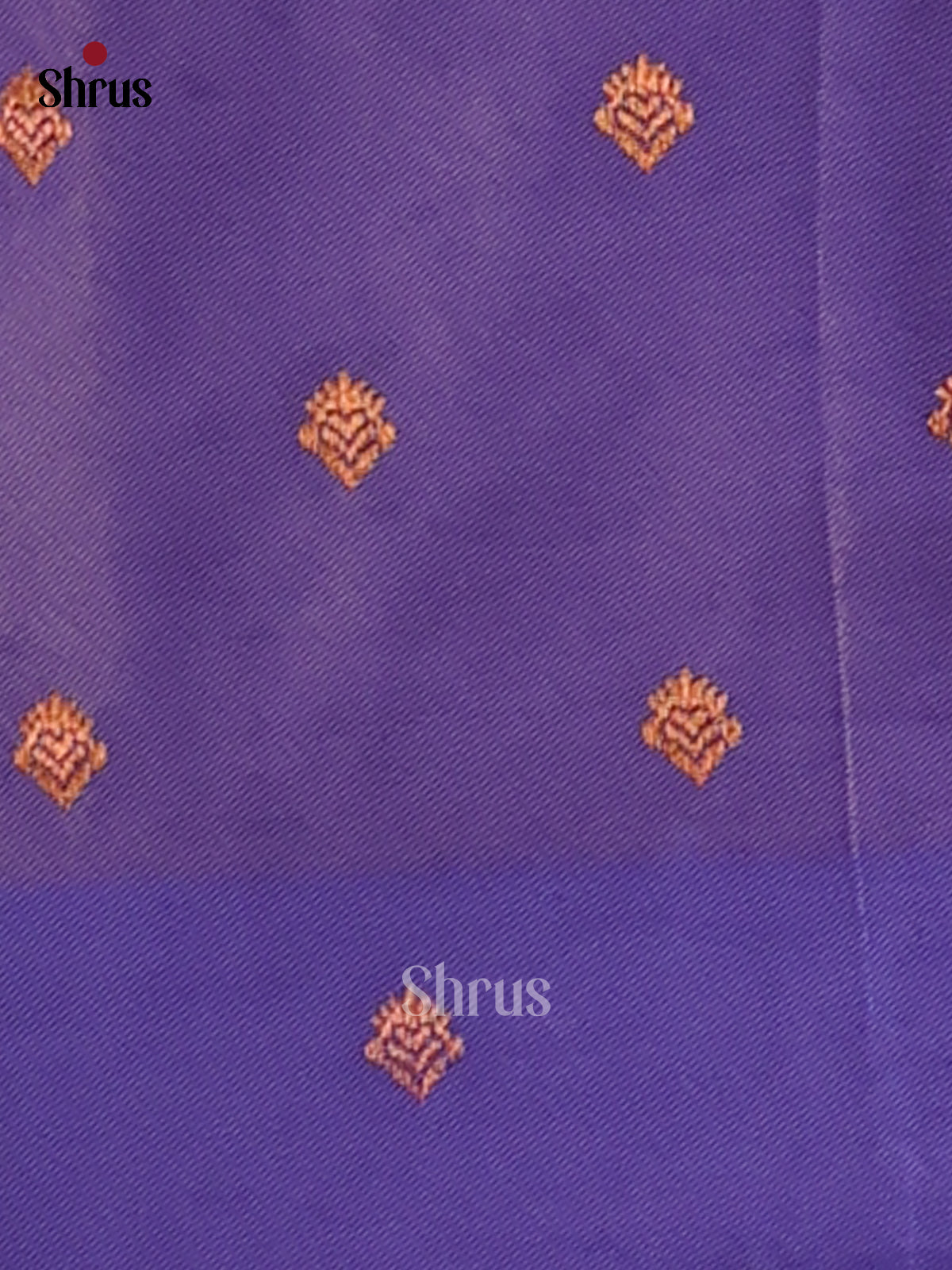 Brown & Purple- Semi Softsilk Saree - Shop on Shrus.com