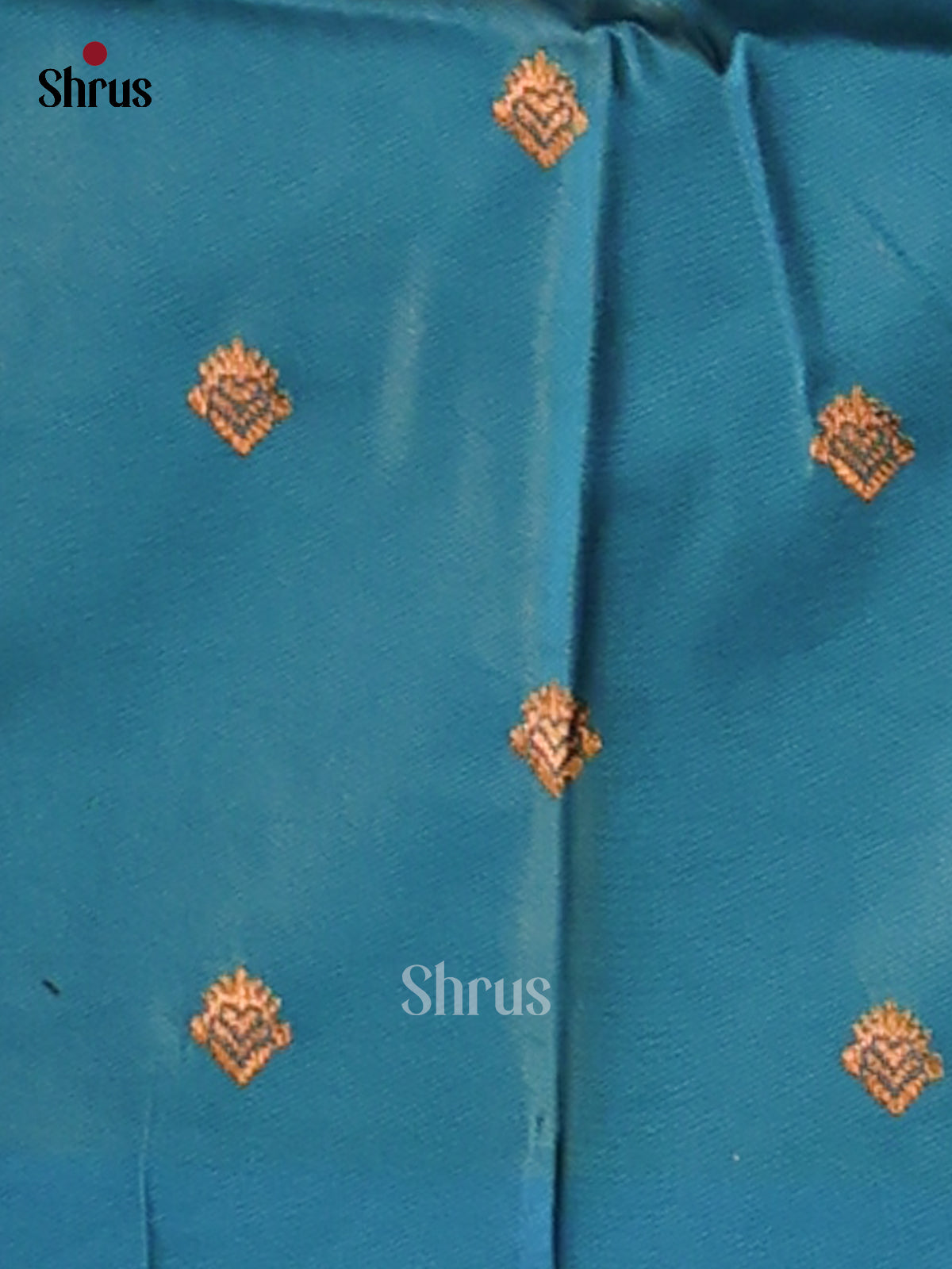Light Green & Blue - Semi Softsilk Saree - Shop on Shrus.com