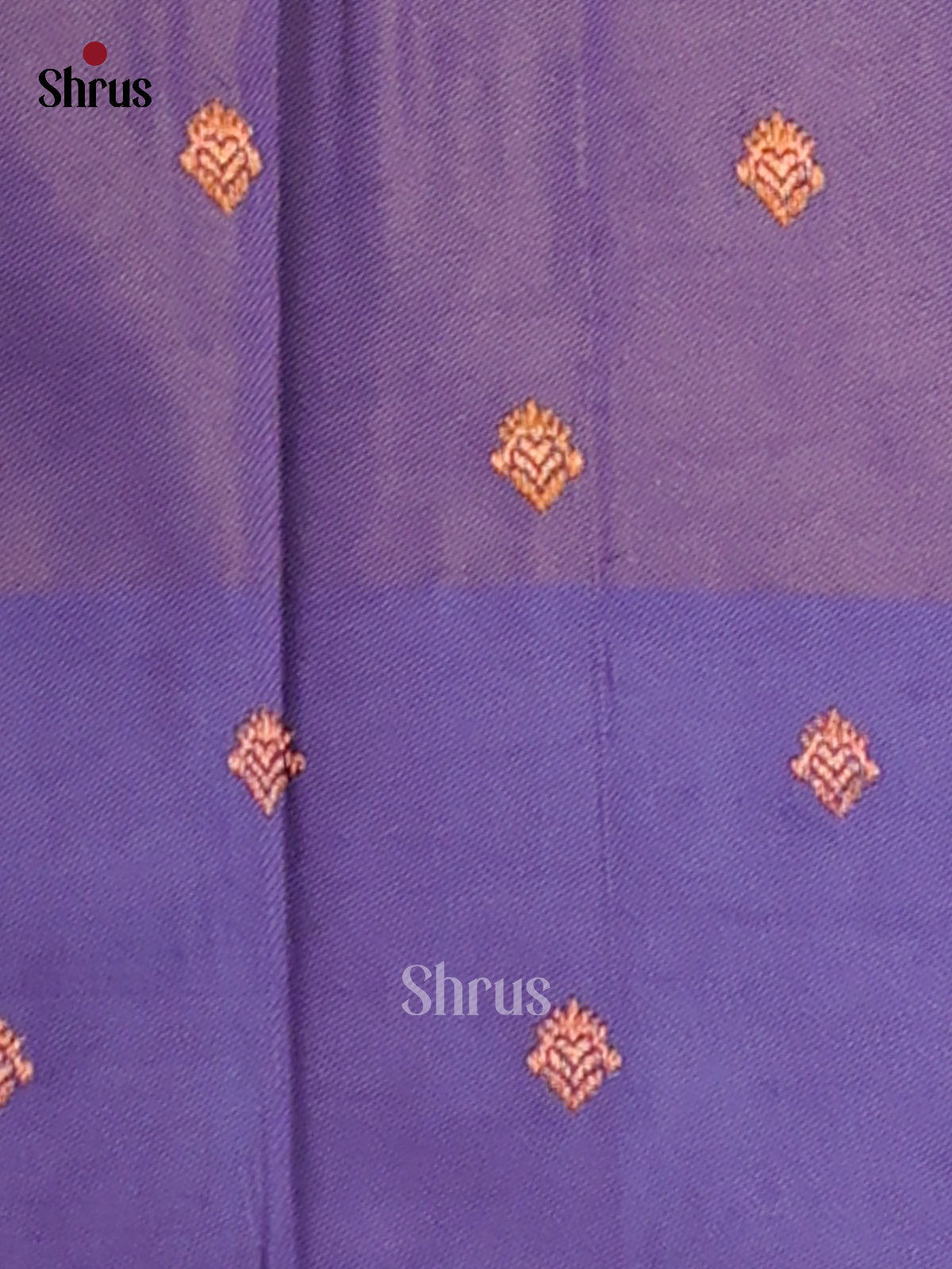 Orange & Purple - Semi Softsilk Saree - Shop on Shrus.com