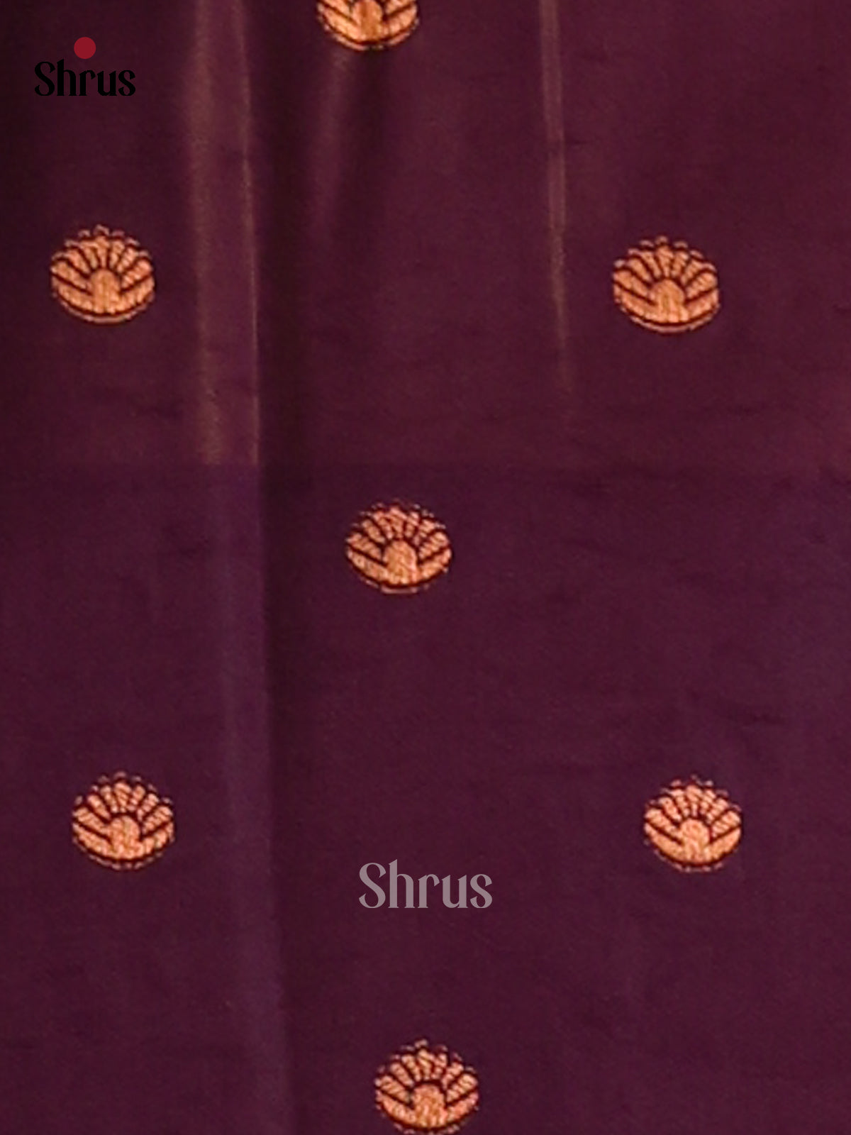 Double Shaded brown & Purple - Semi Softsilk Saree - Shop on Shrus.com