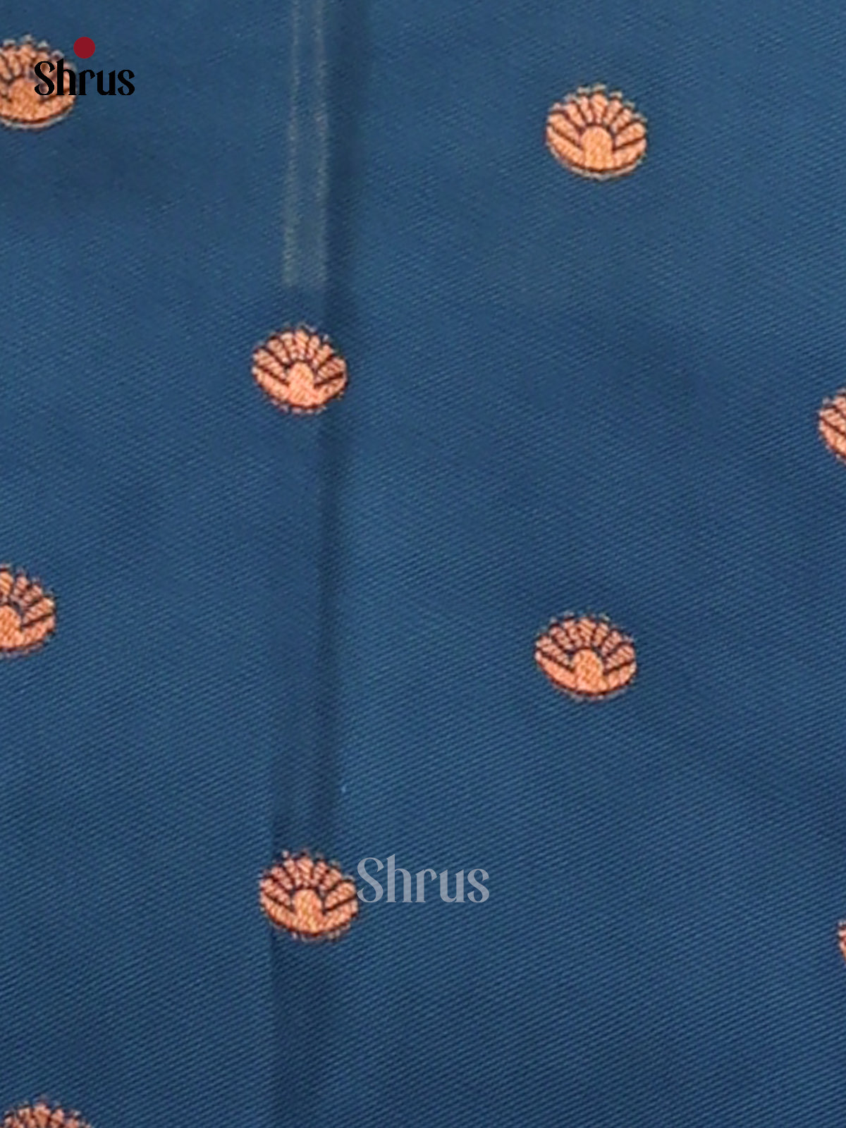 Green & Blue - Semi Softsilk Saree - Shop on Shrus.com