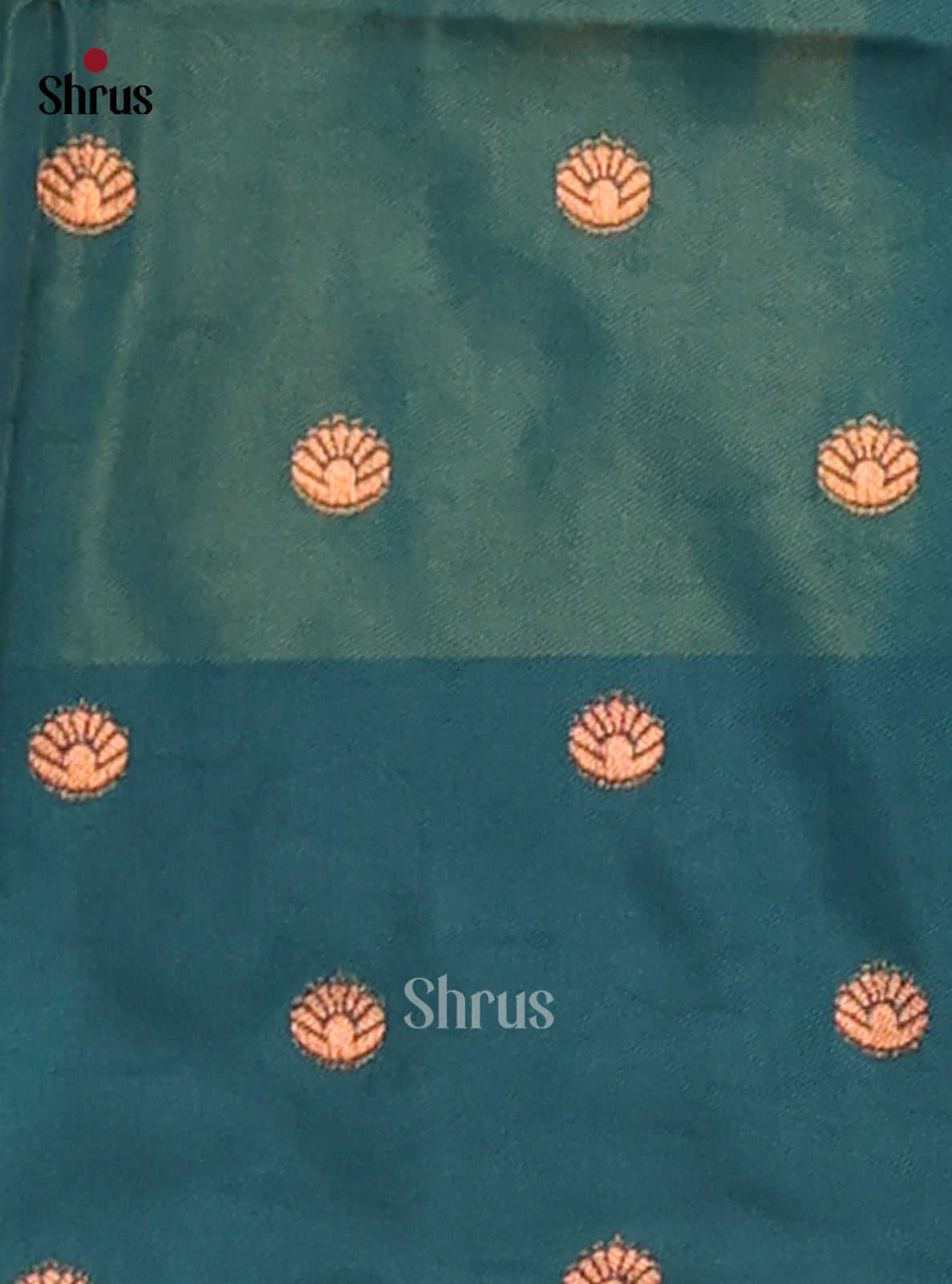 Green & Dark Green- Semi Softsilk Saree - Shop on Shrus.com