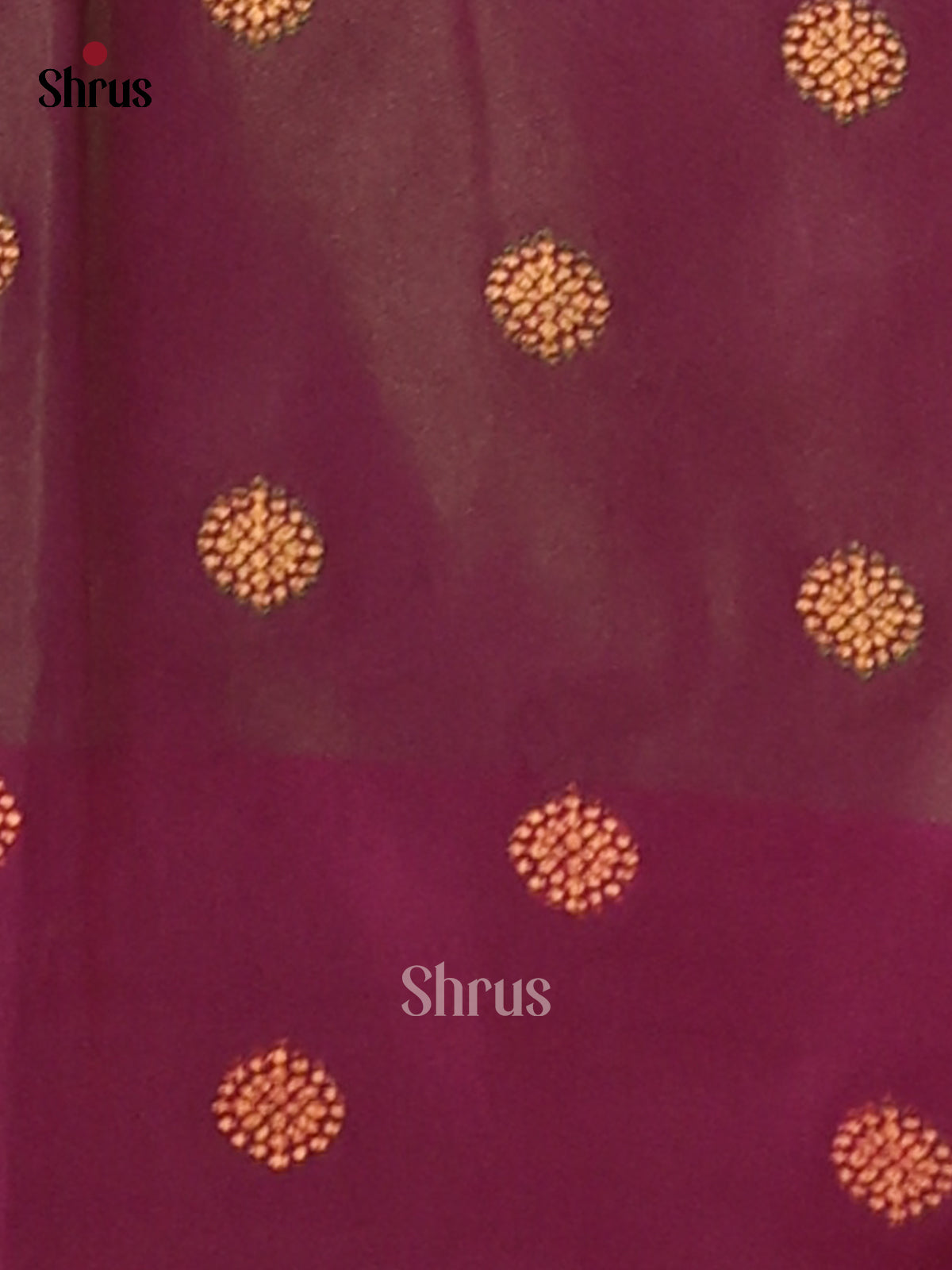 Green & Maroon - Semi Softsilk Saree - Shop on Shrus.com
