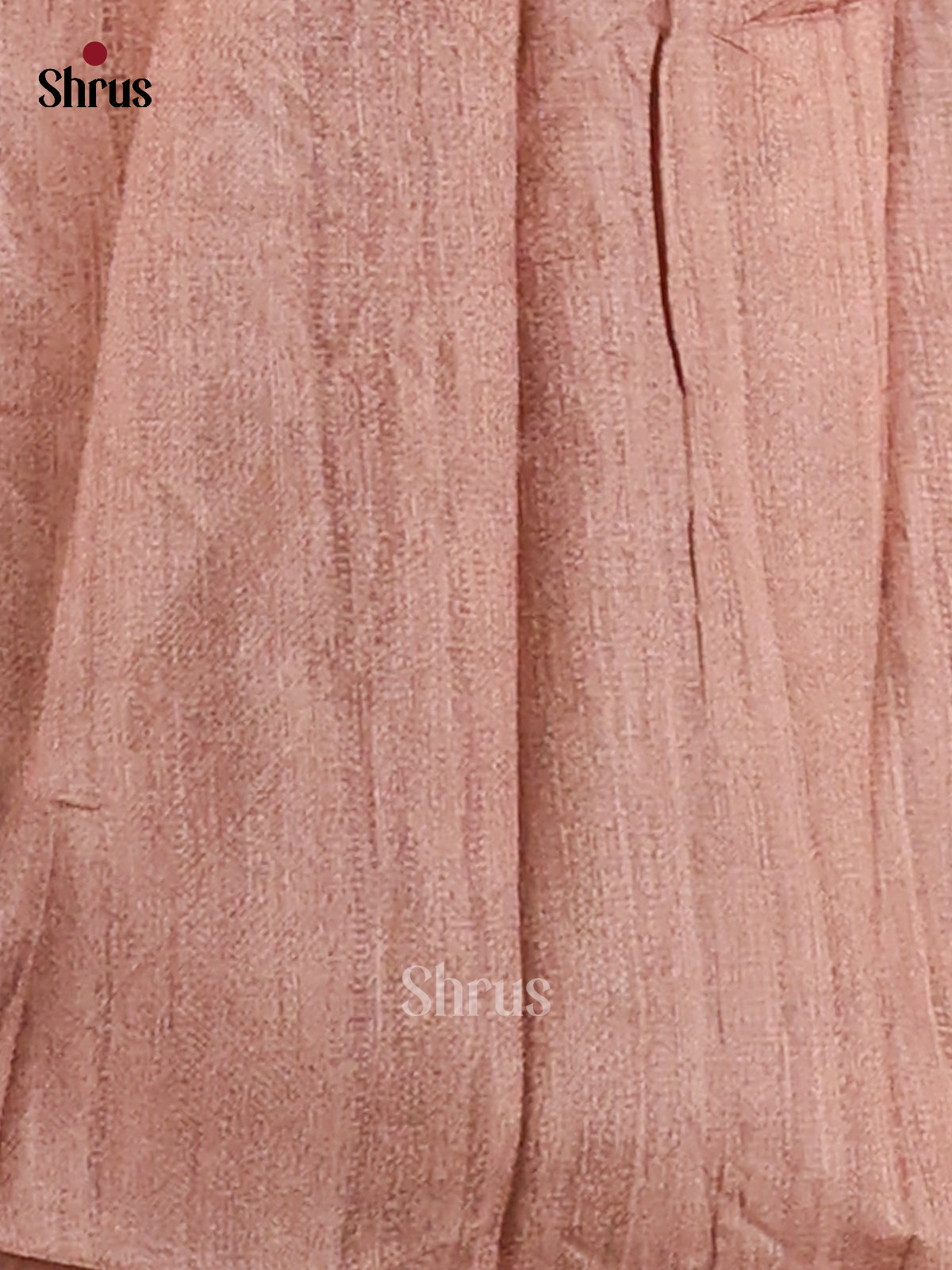 Dusty Pink & Cream- Printed Madhubani Saree - Shop on Shrus.com
