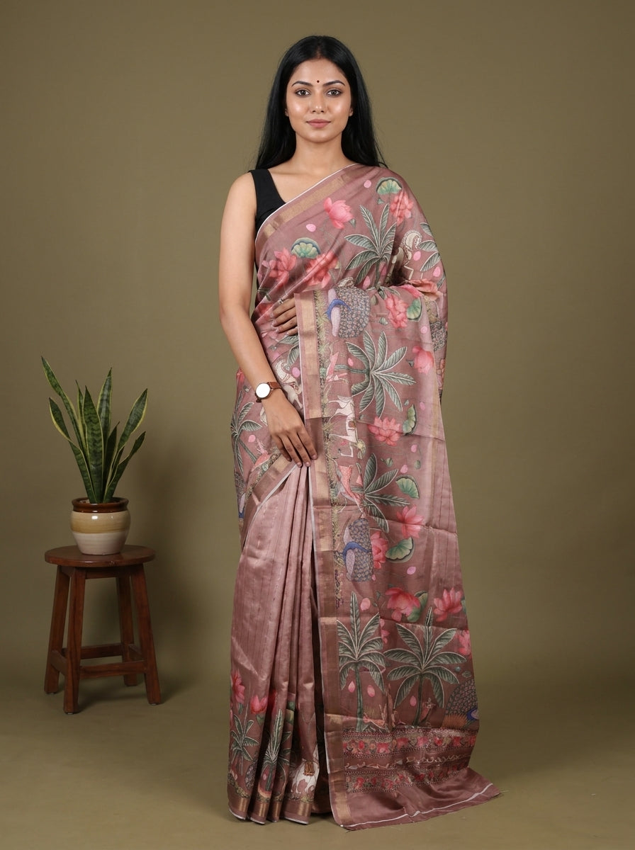 DFS05154- Semi Matka Saree