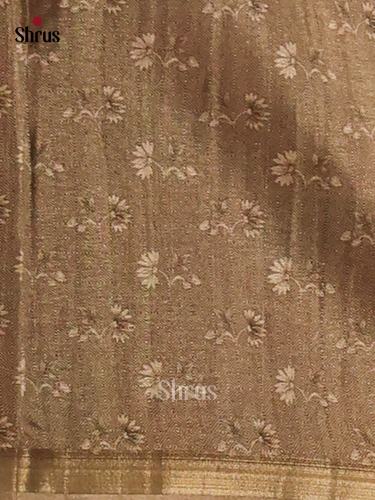 Pink & Grey- Semi Matka Saree - Shop on Shrus.com