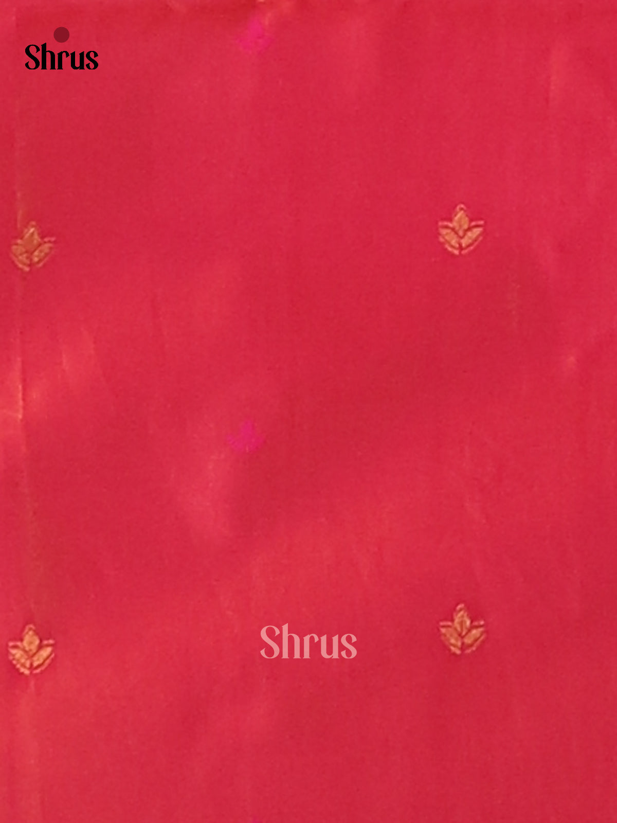 Green & Orange - Semi Softsilk Saree - Shop on Shrus.com