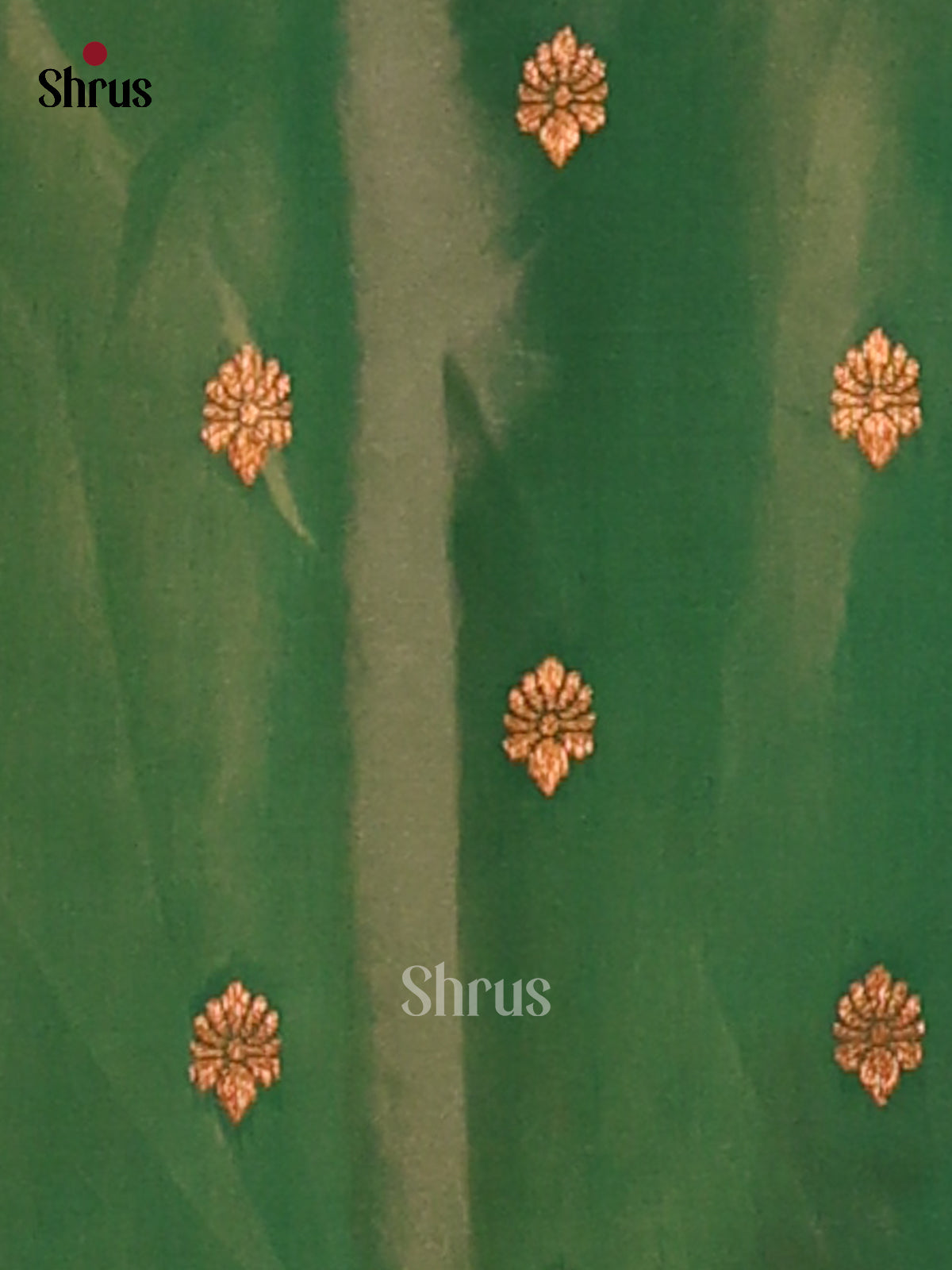 Green - Semi Softsilk Saree - Shop on Shrus.com