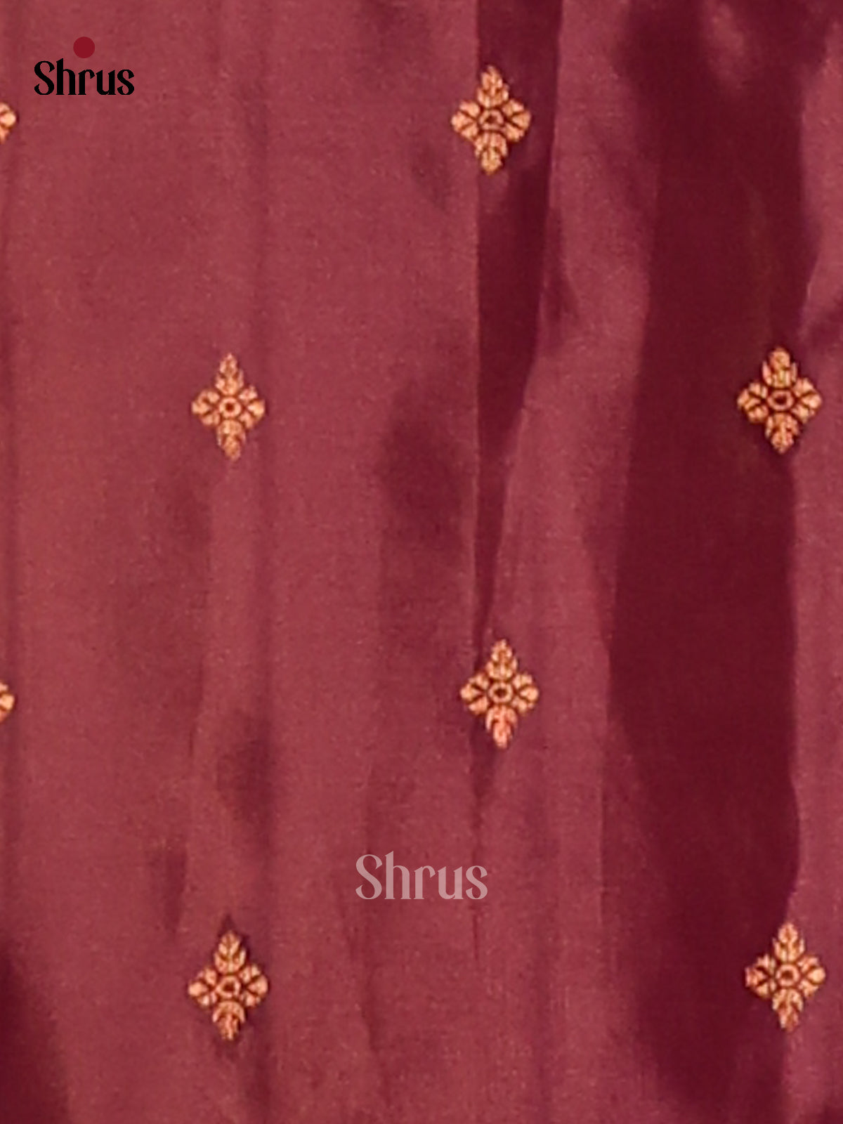 Dark Purple - Semi Softsilk Saree - Shop on Shrus.com