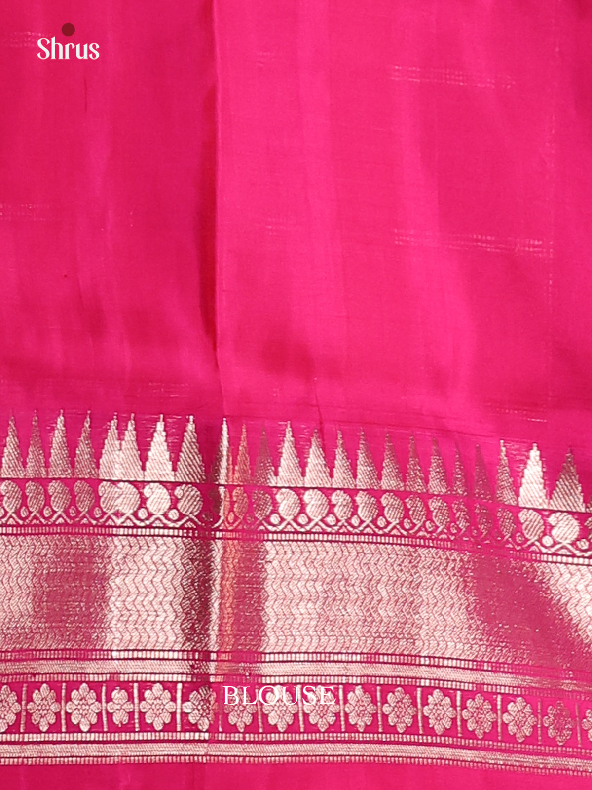 Enchanting Orange Venkatagiri silk Saree with floral woven within zari checks , brocade pallu - Shop on Shrus.com