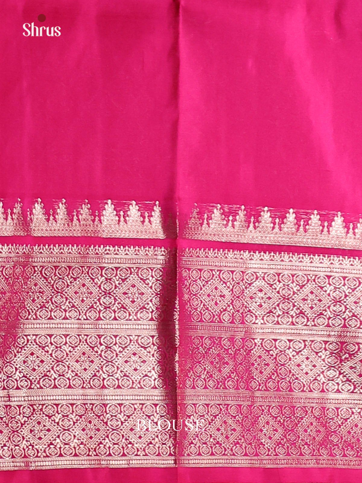 Baby Pink & Pink - Venkatagiri silk Saree - Shop on Shrus.com