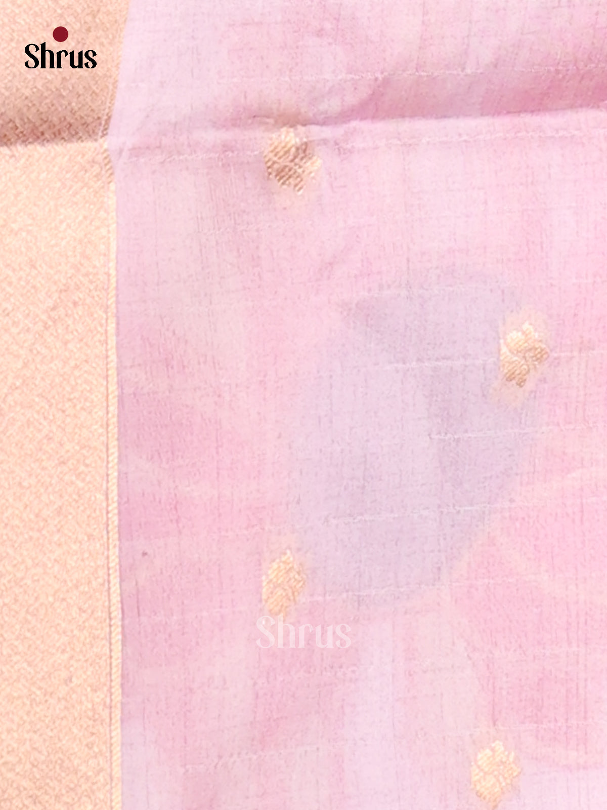 Lavender - Semi Tussar Saree - Shop on Shrus.com